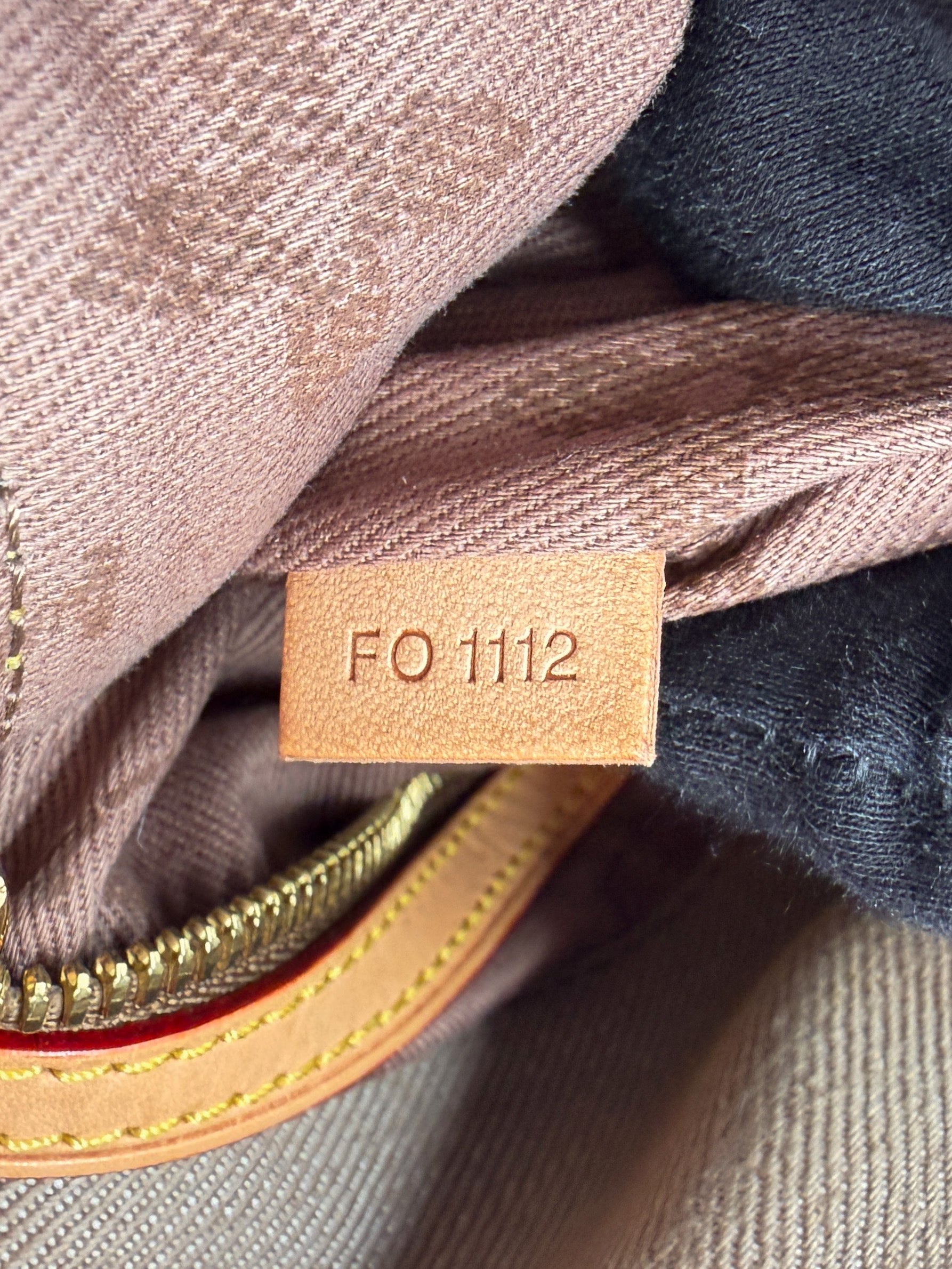 Louis Vuitton Articles de Voyage brown canvas tote FO1112