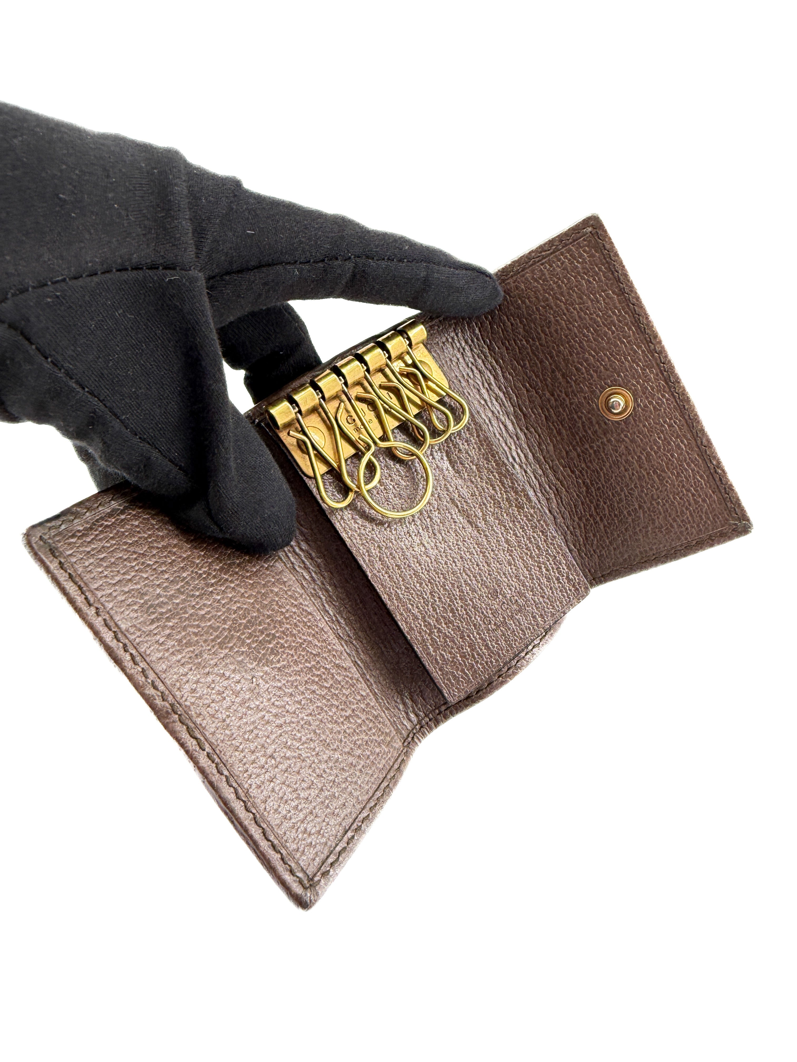 Gucci Supreme Ophidia 6 key case