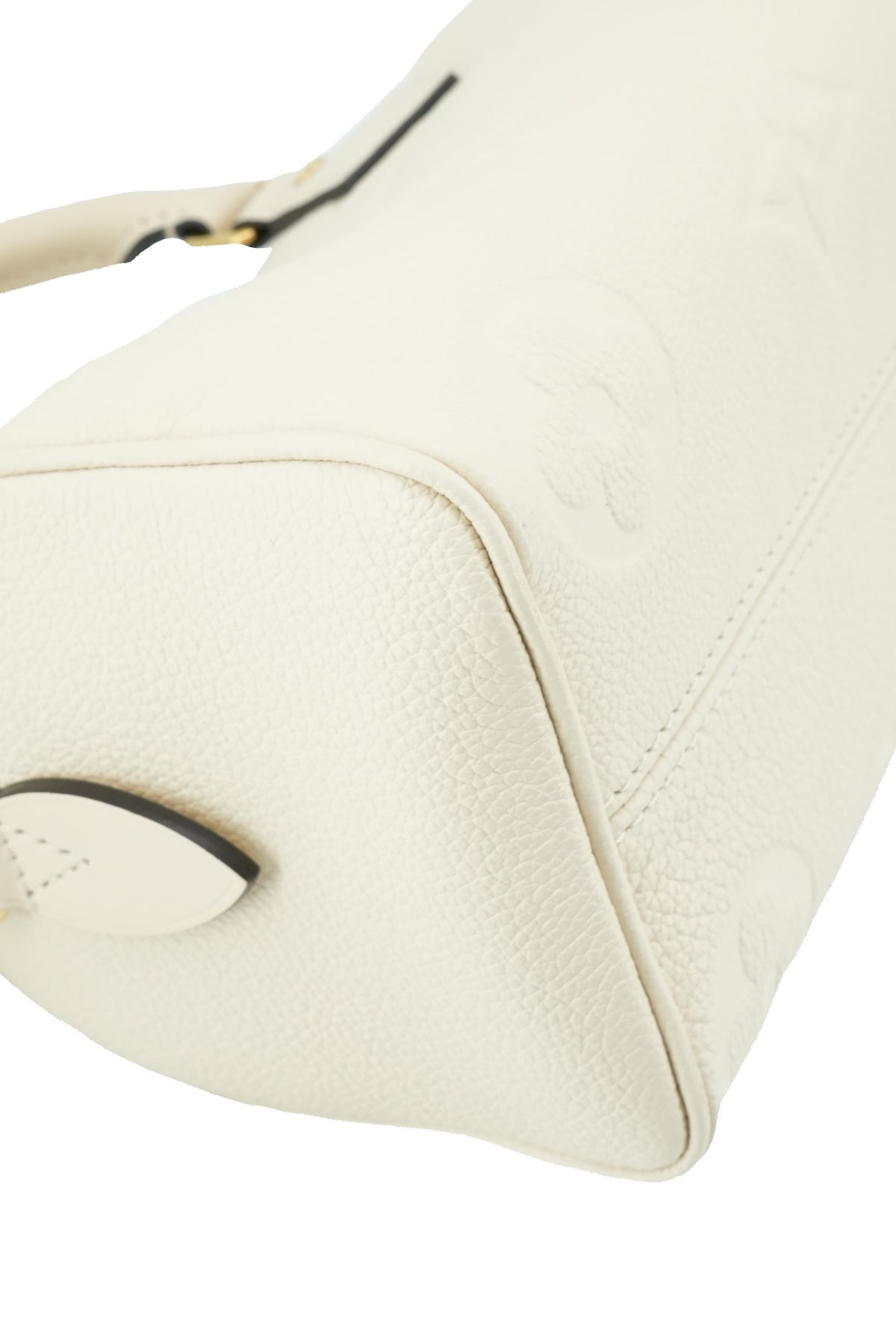Louis Vuitton cream empreinte Speedy 20 NFC