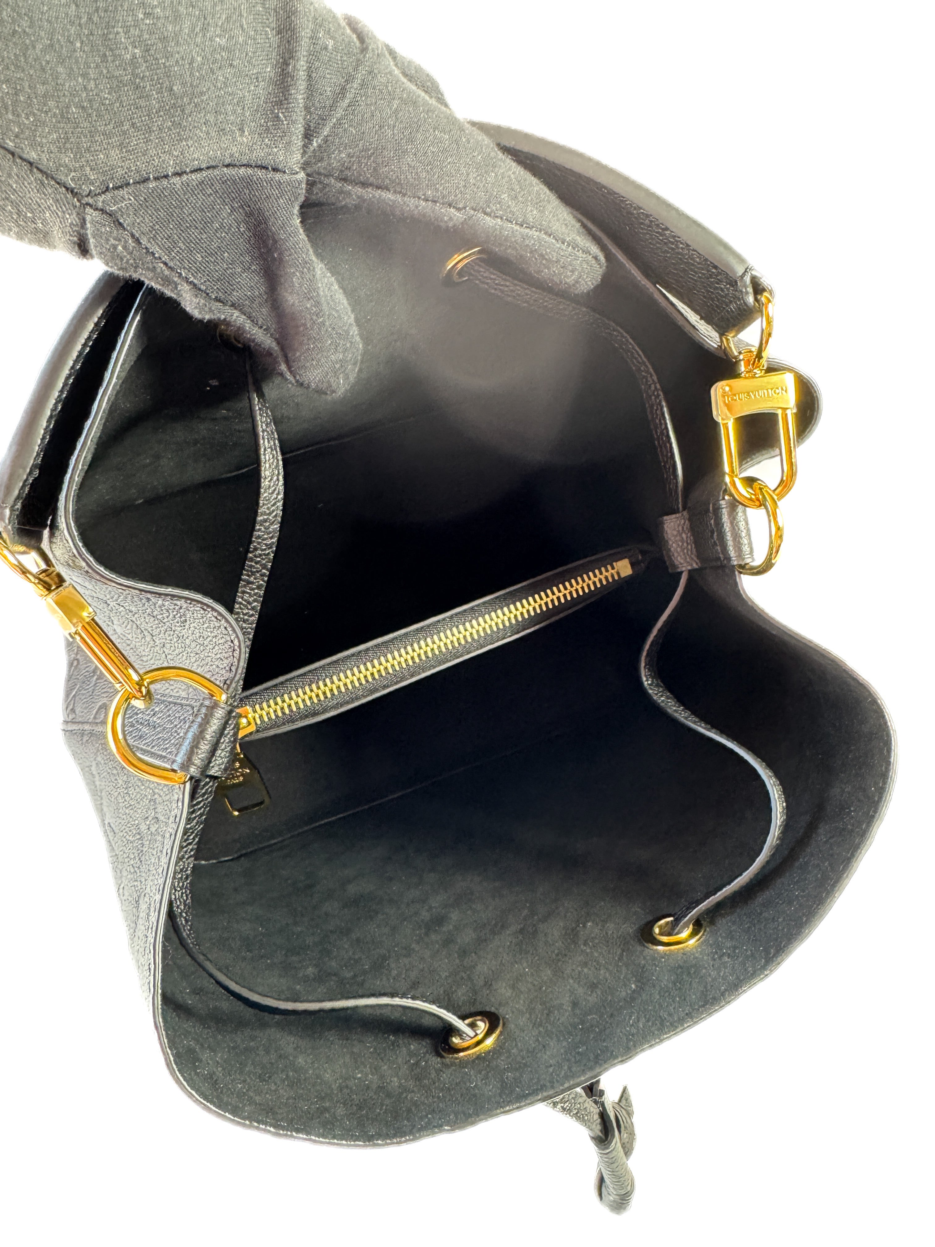 Louis Vuitton black empreinte NeoNoe MM (NFC)