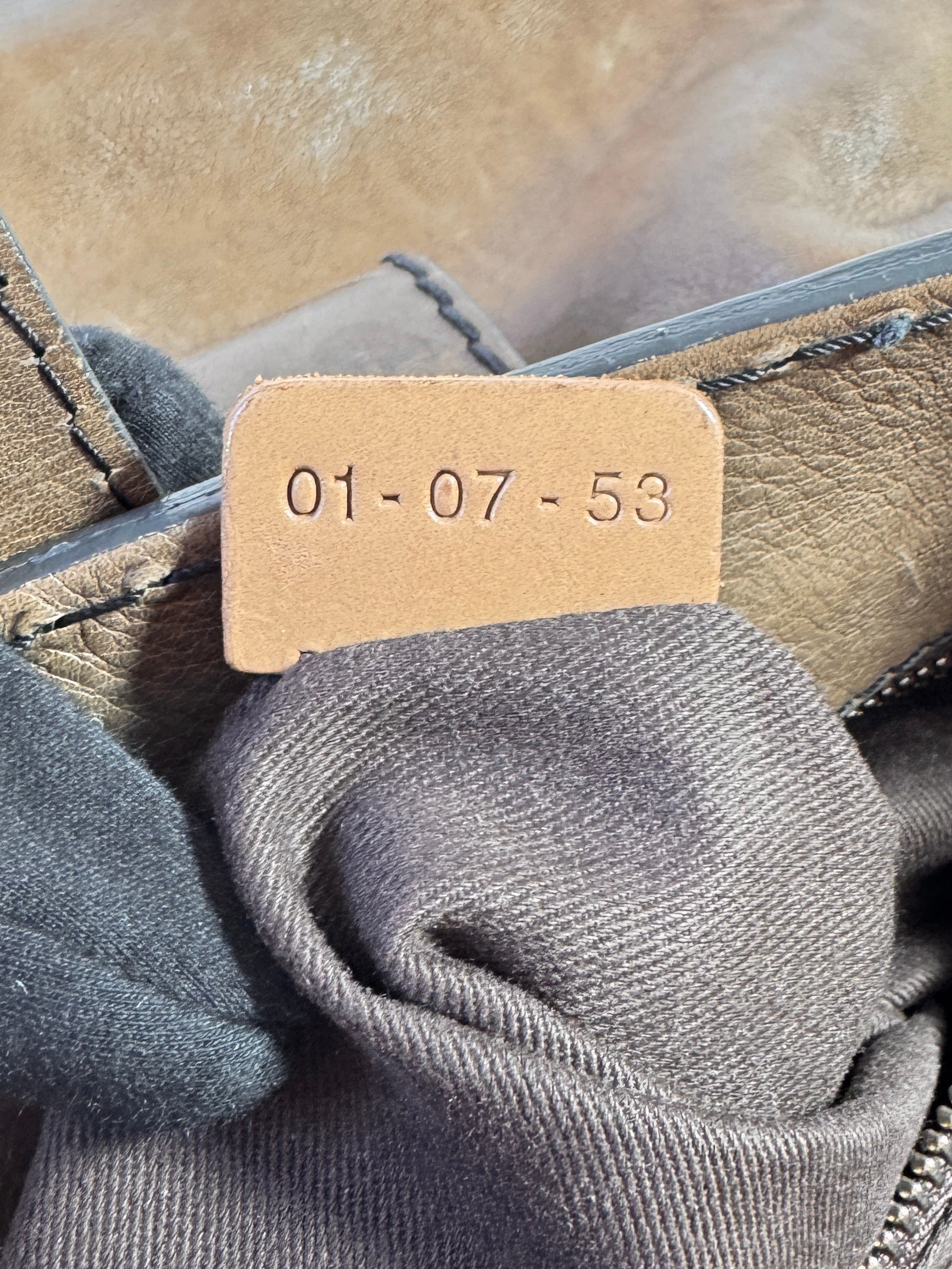 Chloé taupe leather Edith hobo shoulder bag 01-07-53