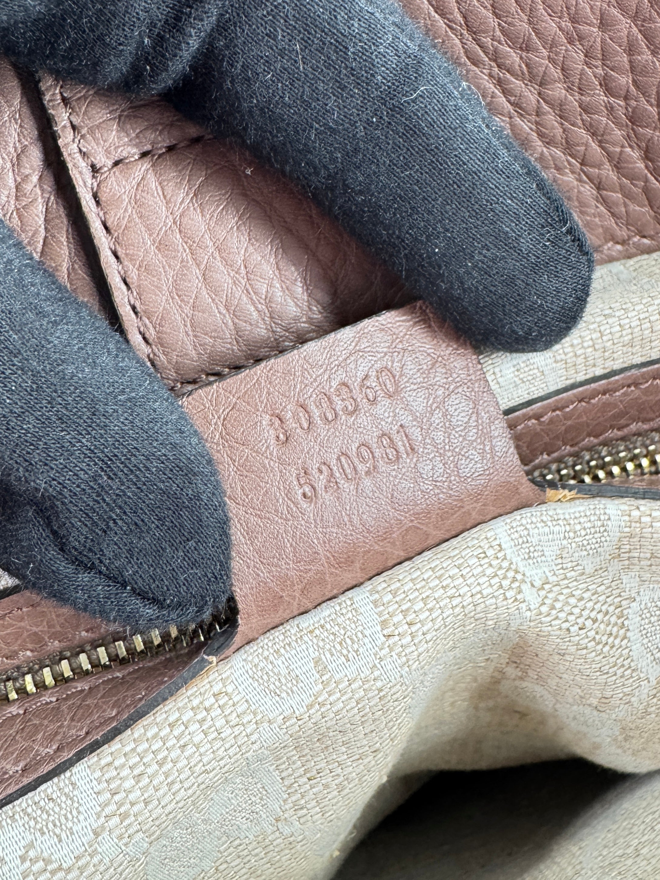 Gucci mauve Diana bamboo shopper 308360 520981