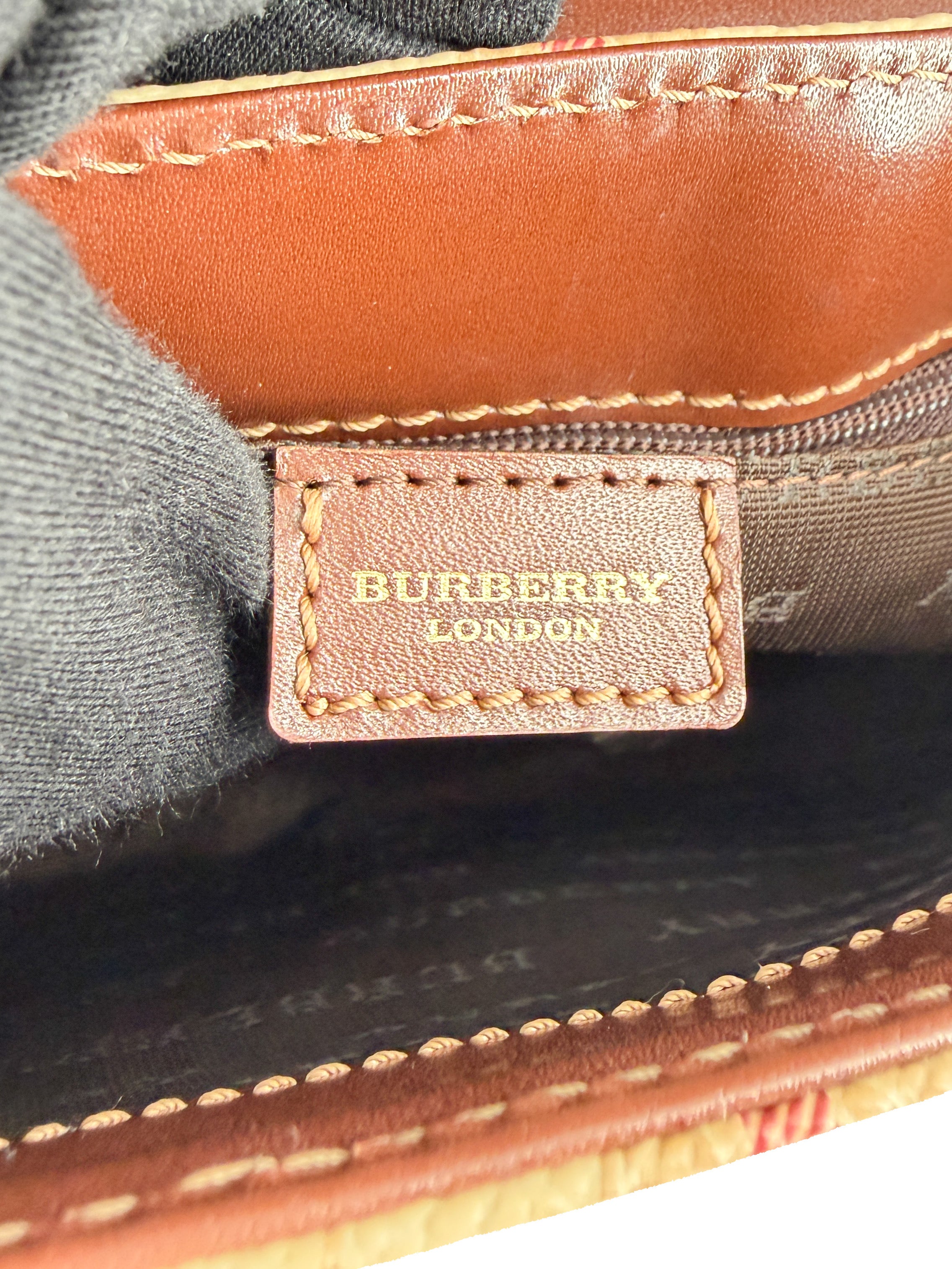 Burberry nova check shoulder bag T-03-1