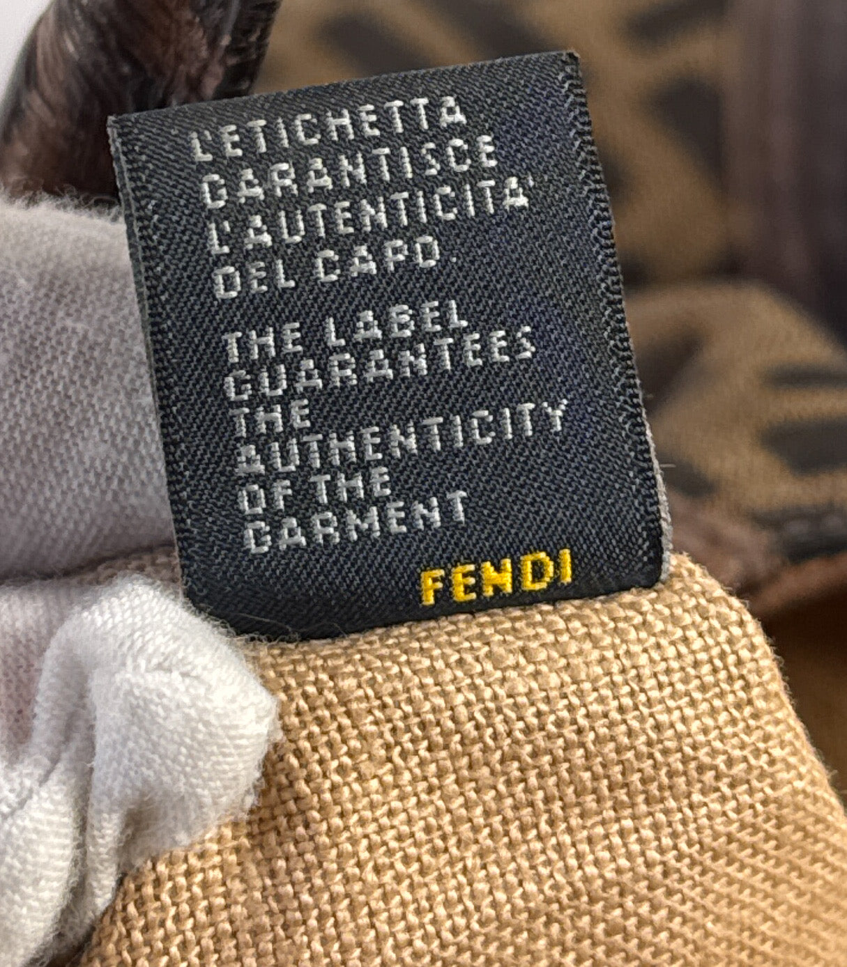 Fendi brown Zucca Spy bag *as is*