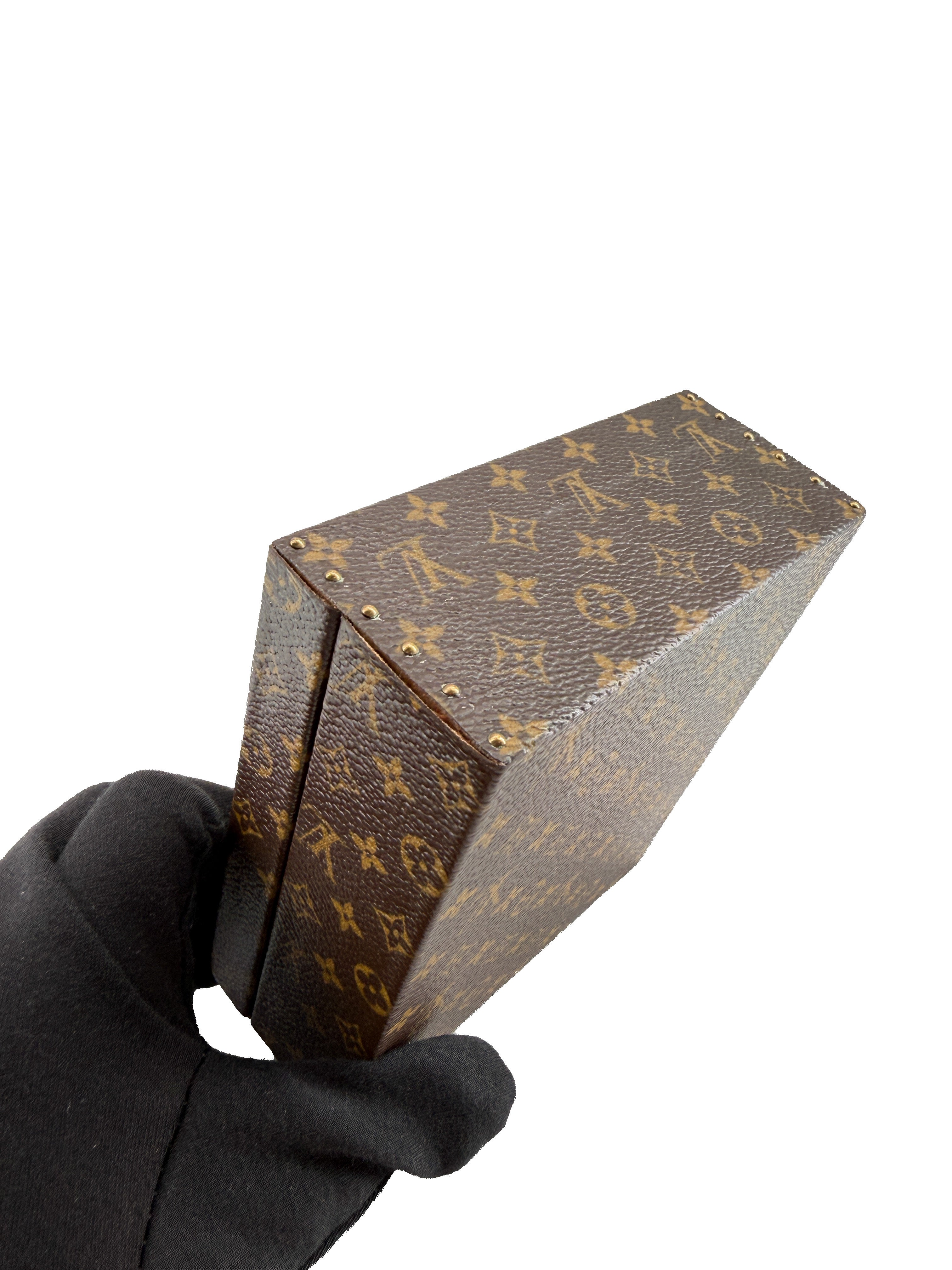 Louis Vuitton monogram medium ring box mini trunk AS4049