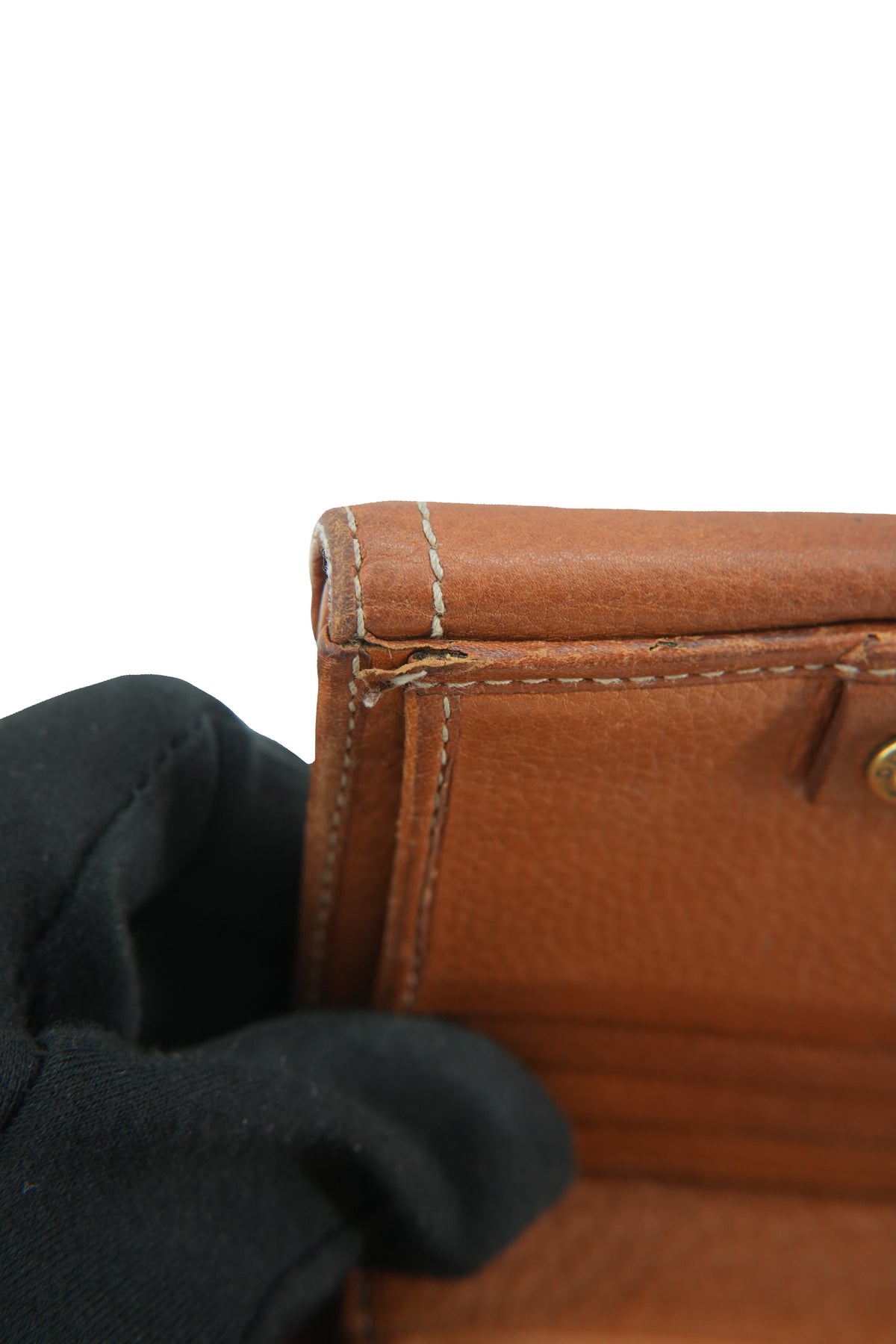 Christian Dior brown leather Saddle compact vintage wallet TR 00 92
