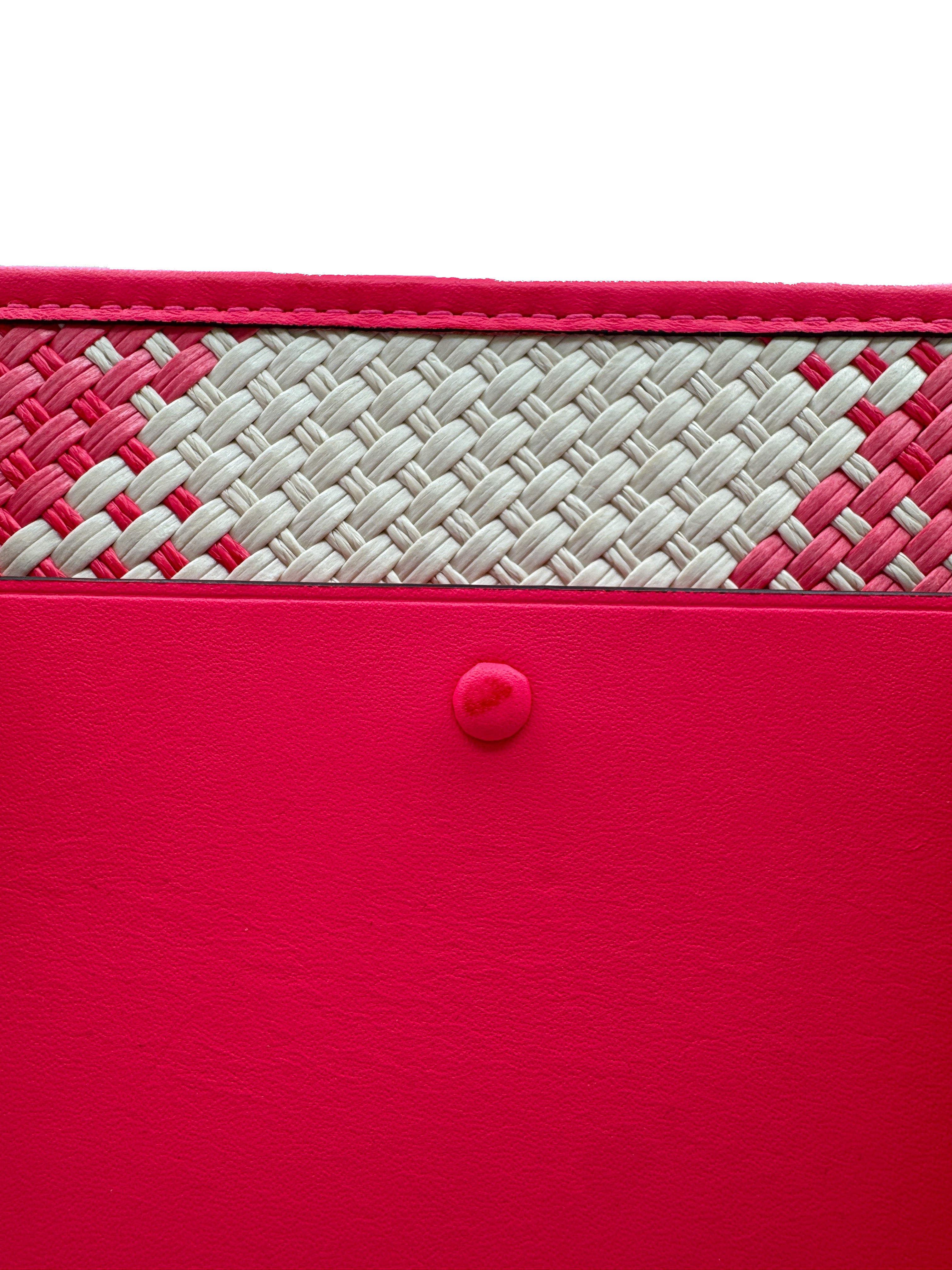 Kate Spade pink white Cruise Gingham medium tote NWT