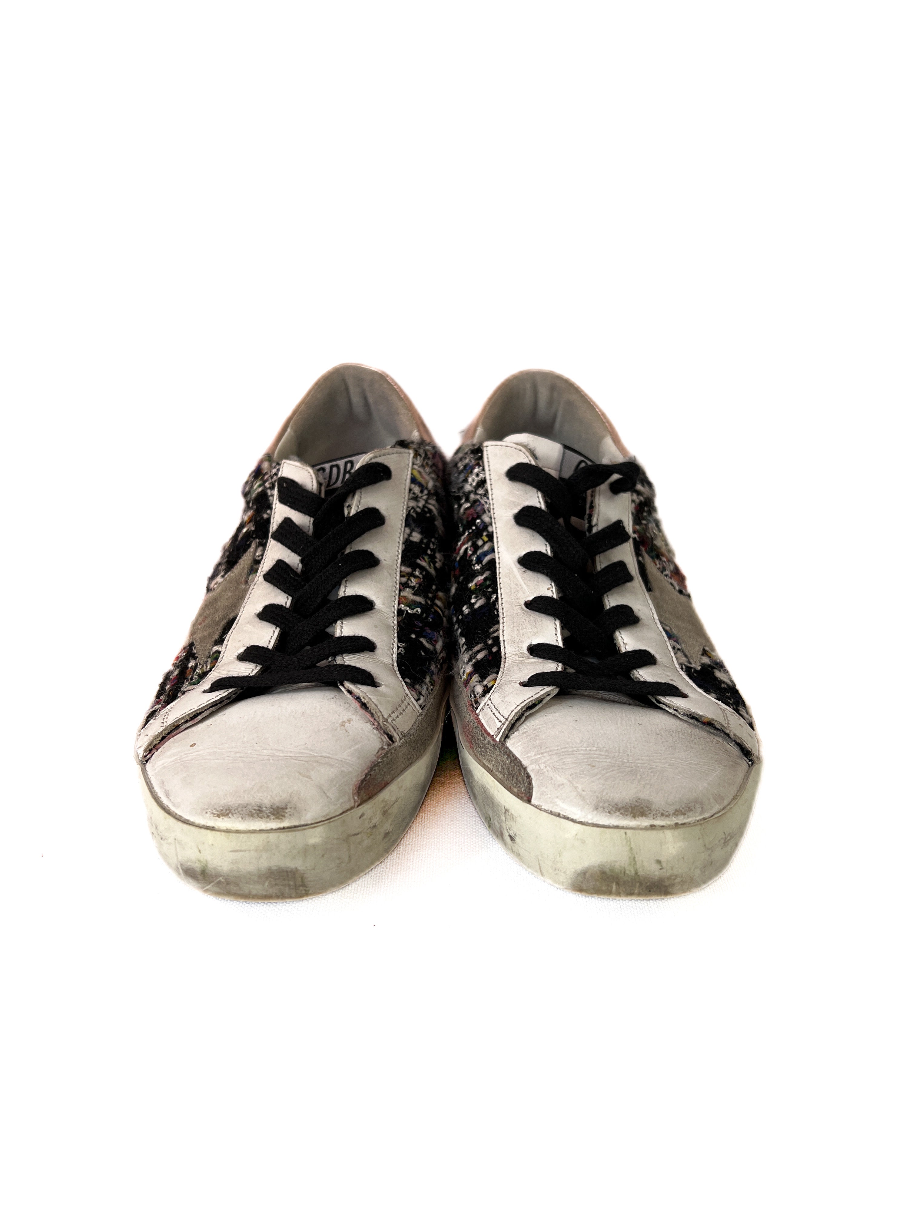 Golden Goose tweed sneakers size 40