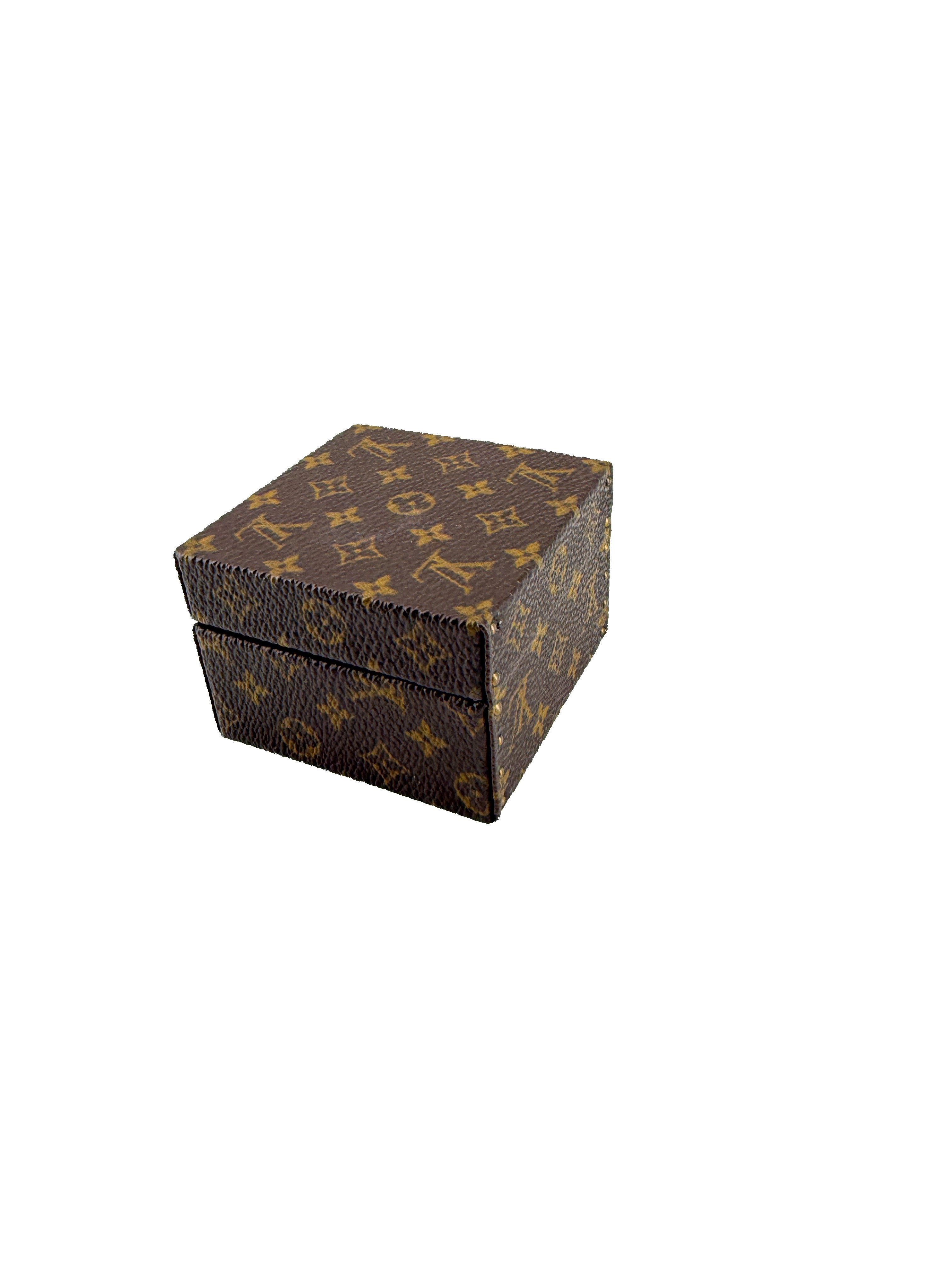 Louis Vuitton monogram Ring box mini trunk AS0043