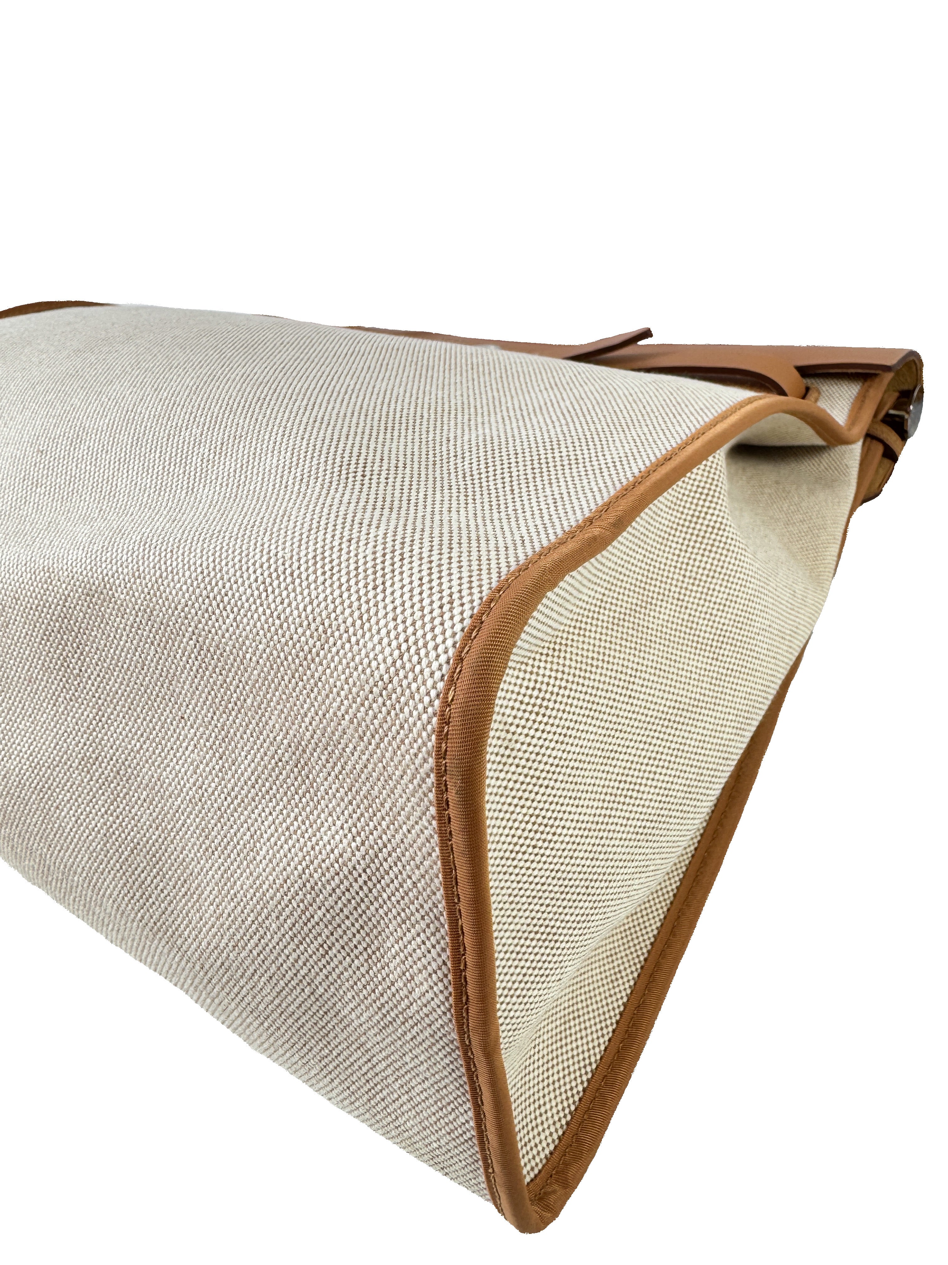 Hermès beige/natural Herbag Zip MM 39 (2013)