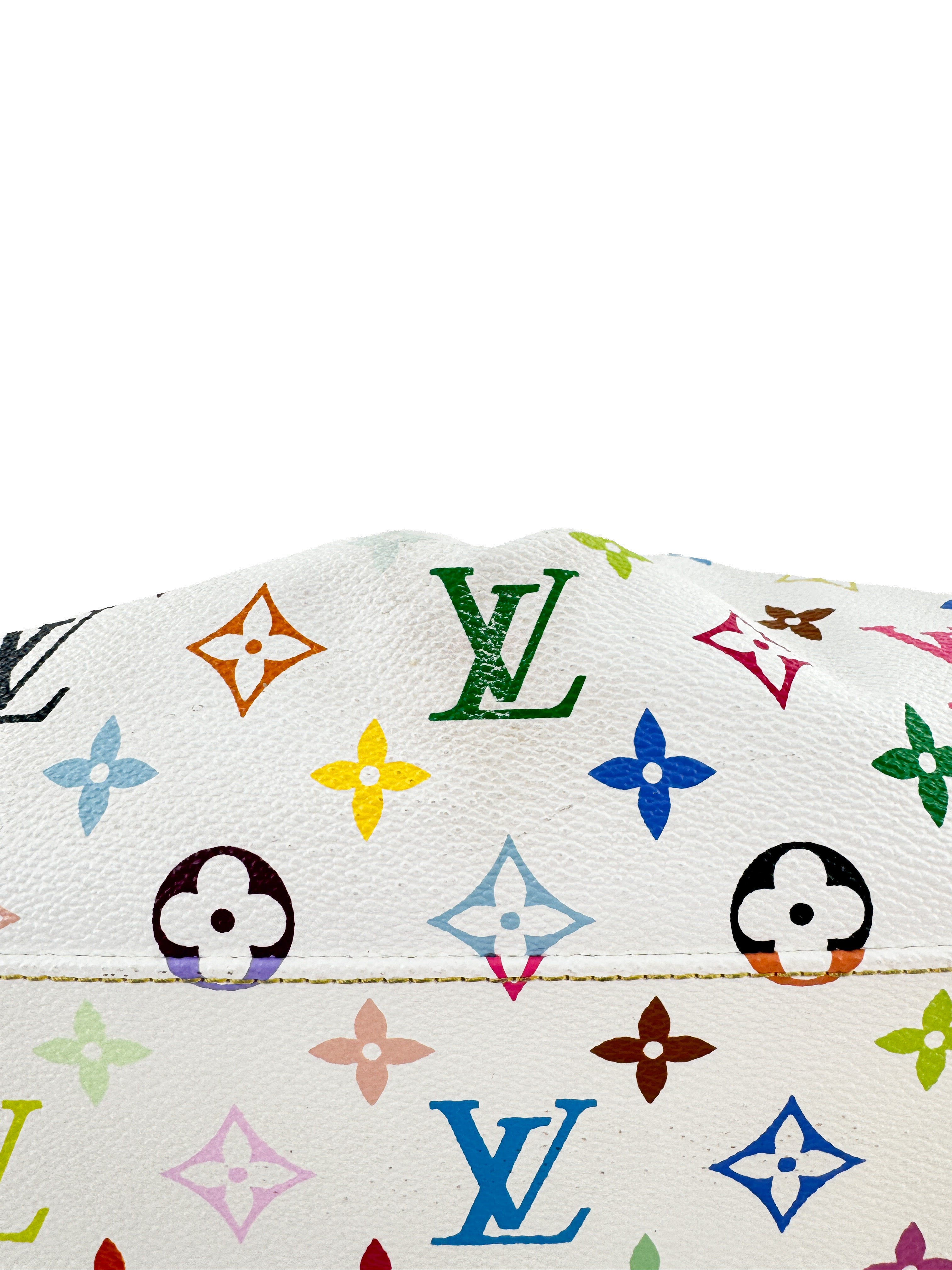 Louis Vuitton white multicolor Judy MM TR1162