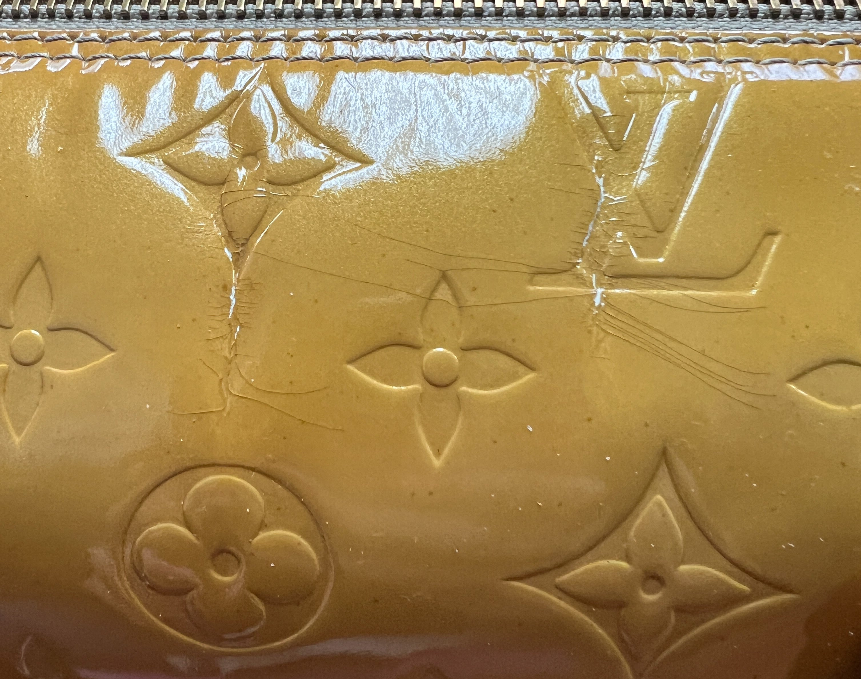 Louis Vuitton vernis yellow Bedford 2000