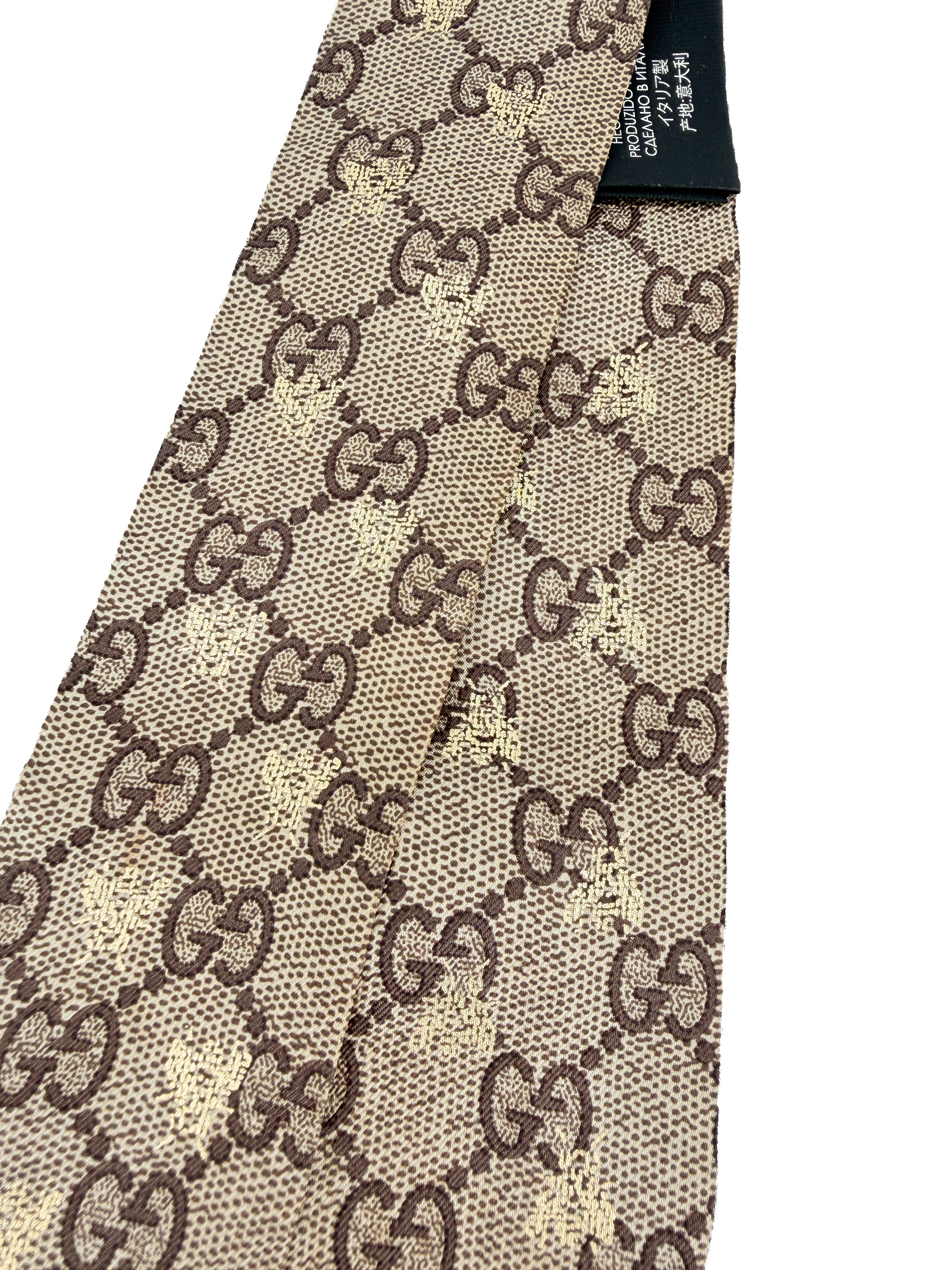 Gucci GG bee print twilly
