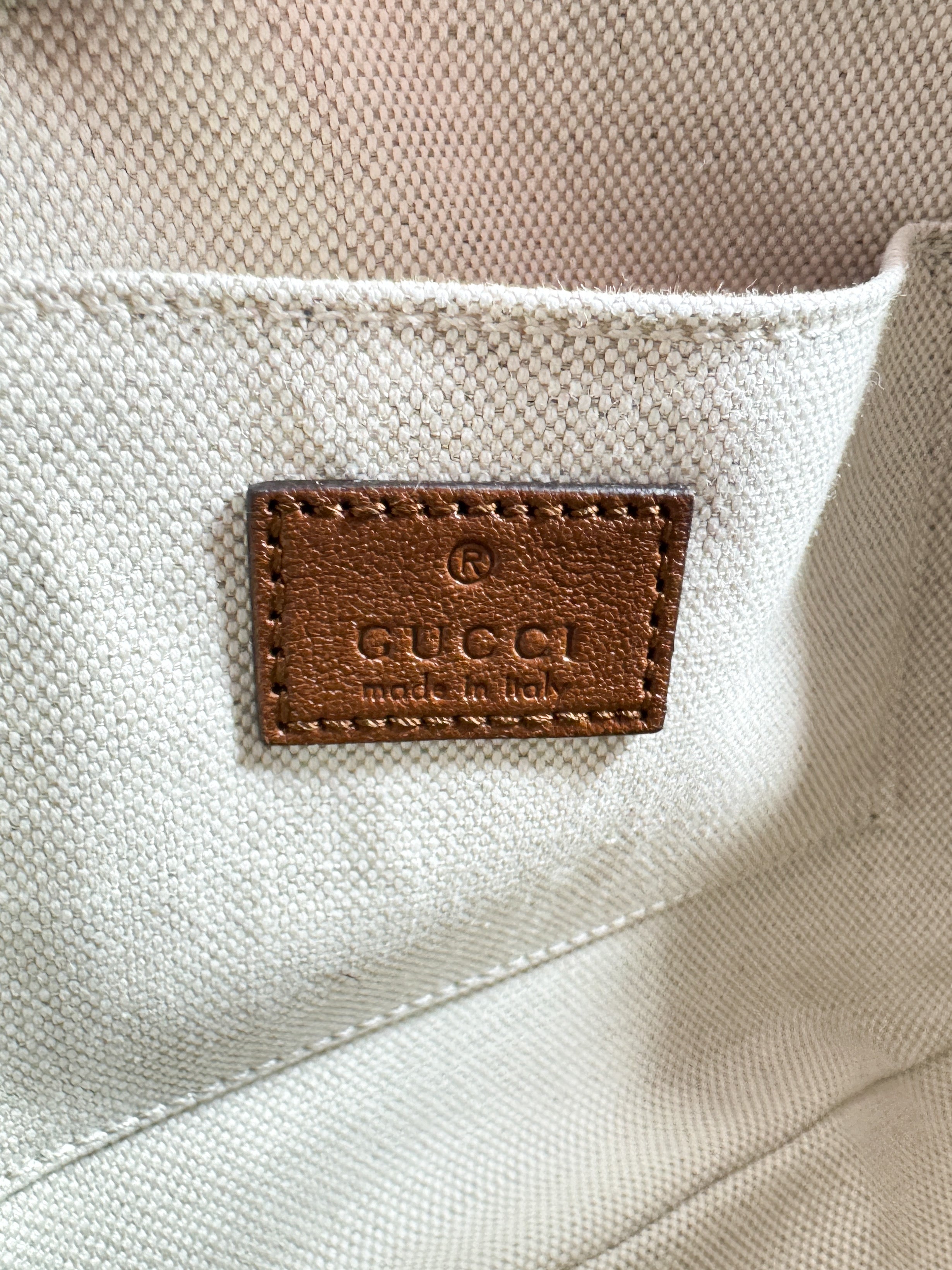 Gucci brown Sakai be green small blondie 742360 520981