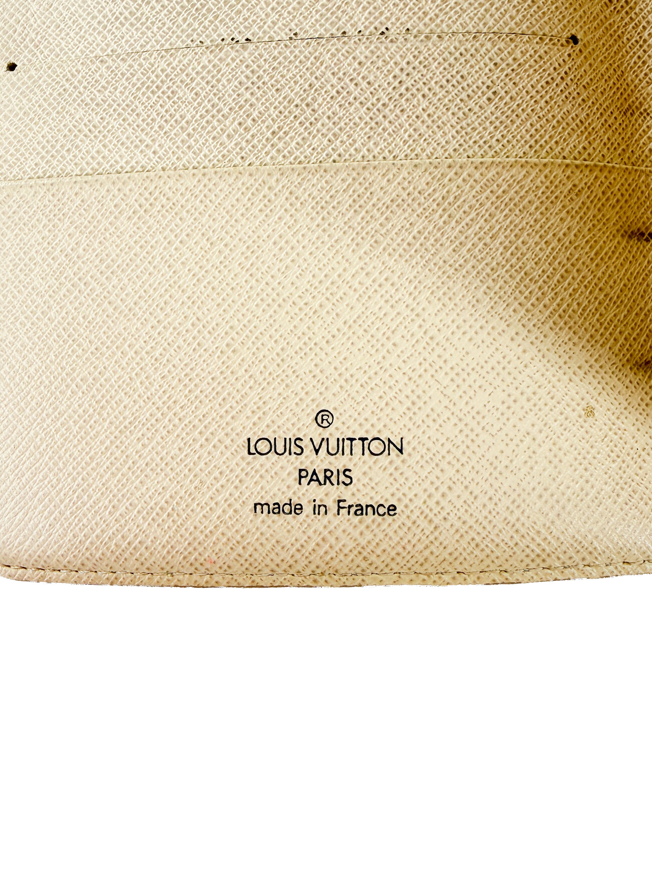 Louis Vuitton damier azur medium ring agenda SP2057