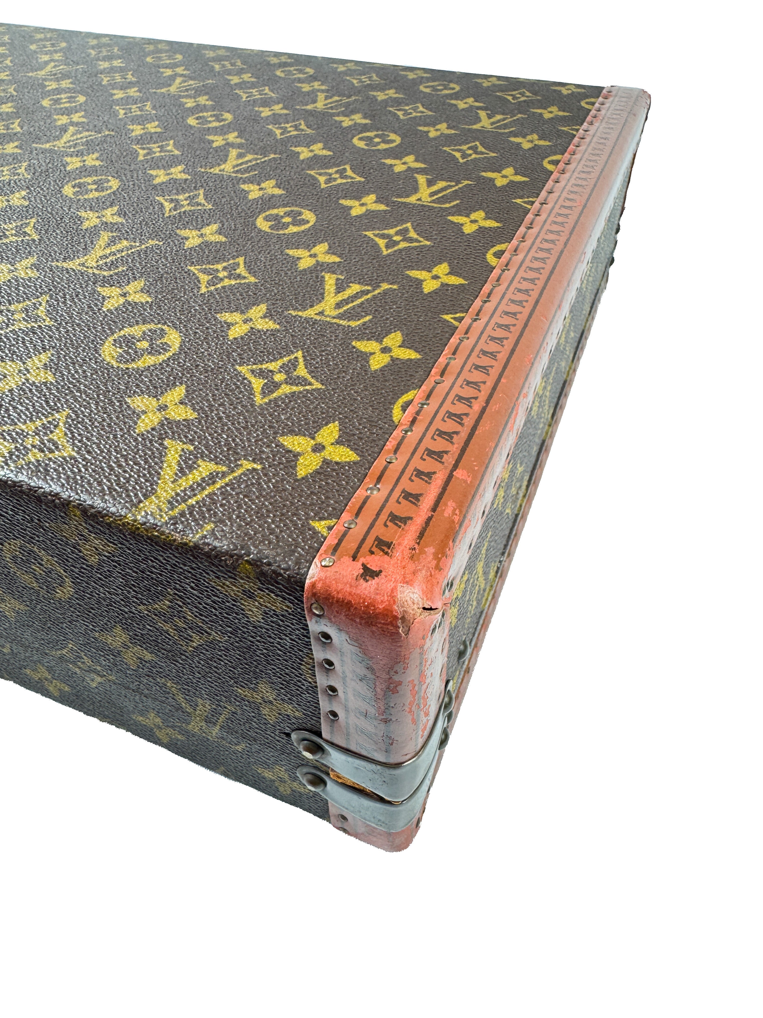 Louis Vuitton monogram 60s-80s vintage Cotteville 45 trunk 903220