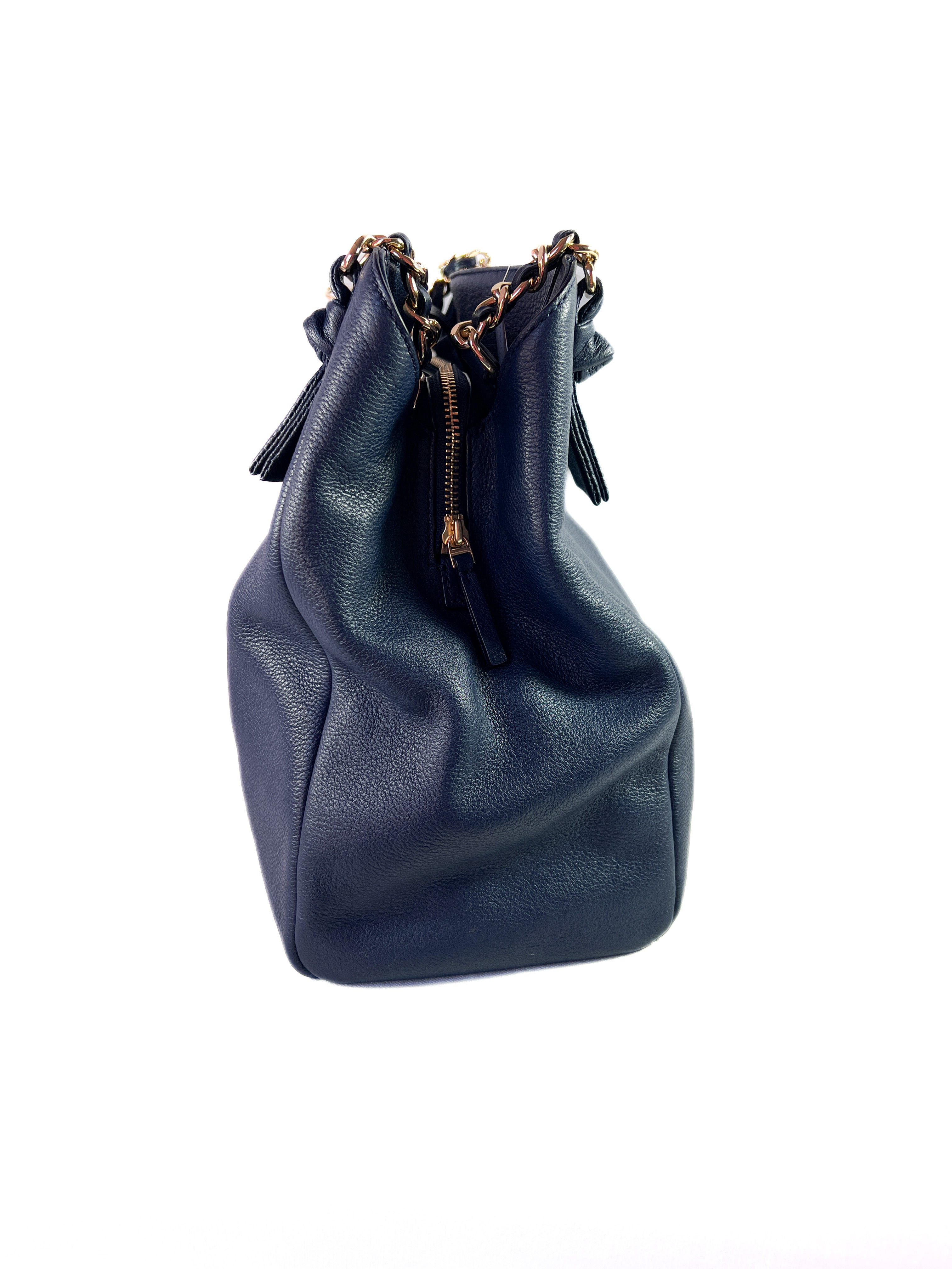 Tory Burch navy Harper shoulder bag