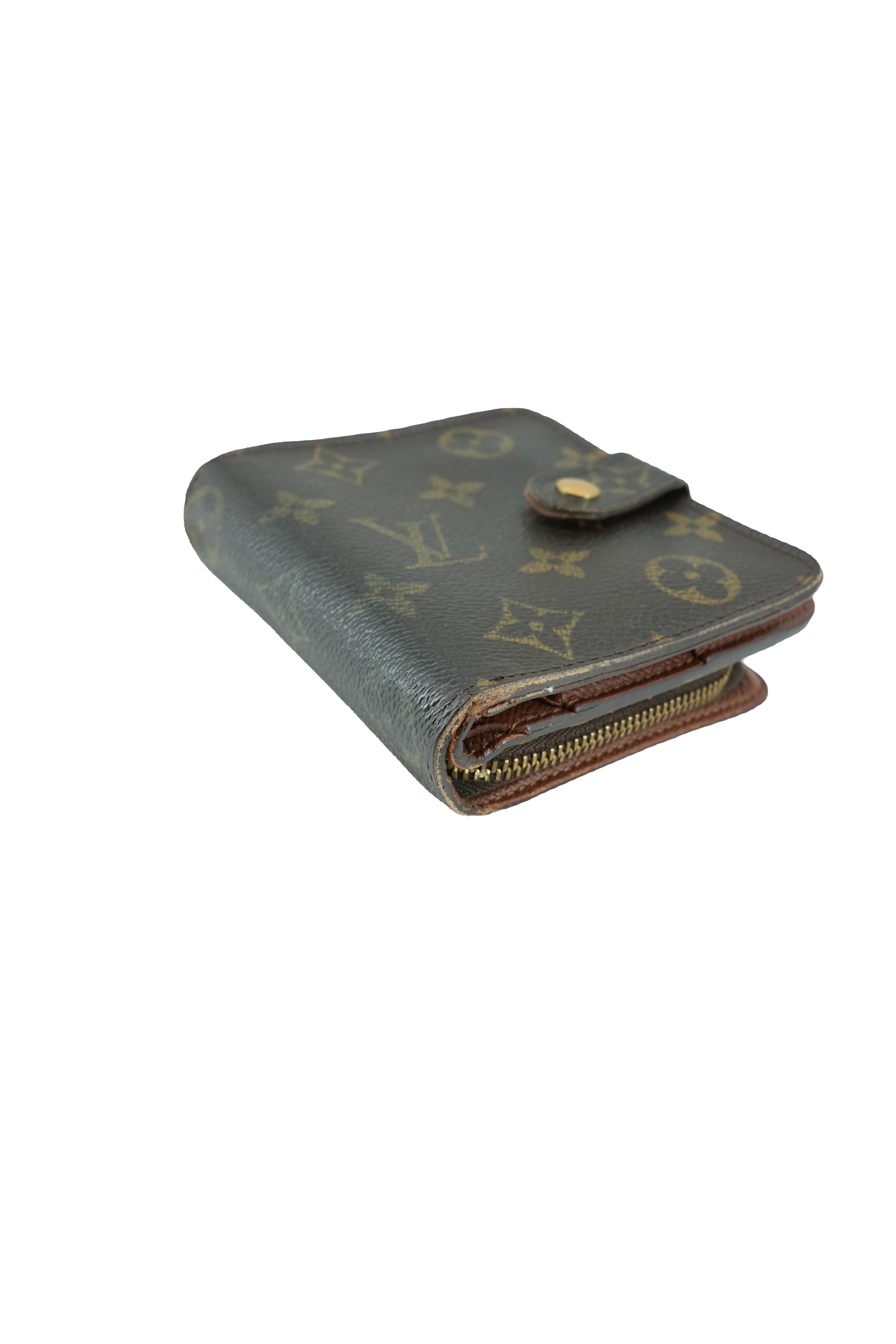 Louis Vuitton monogram compact zip wallet MI1013