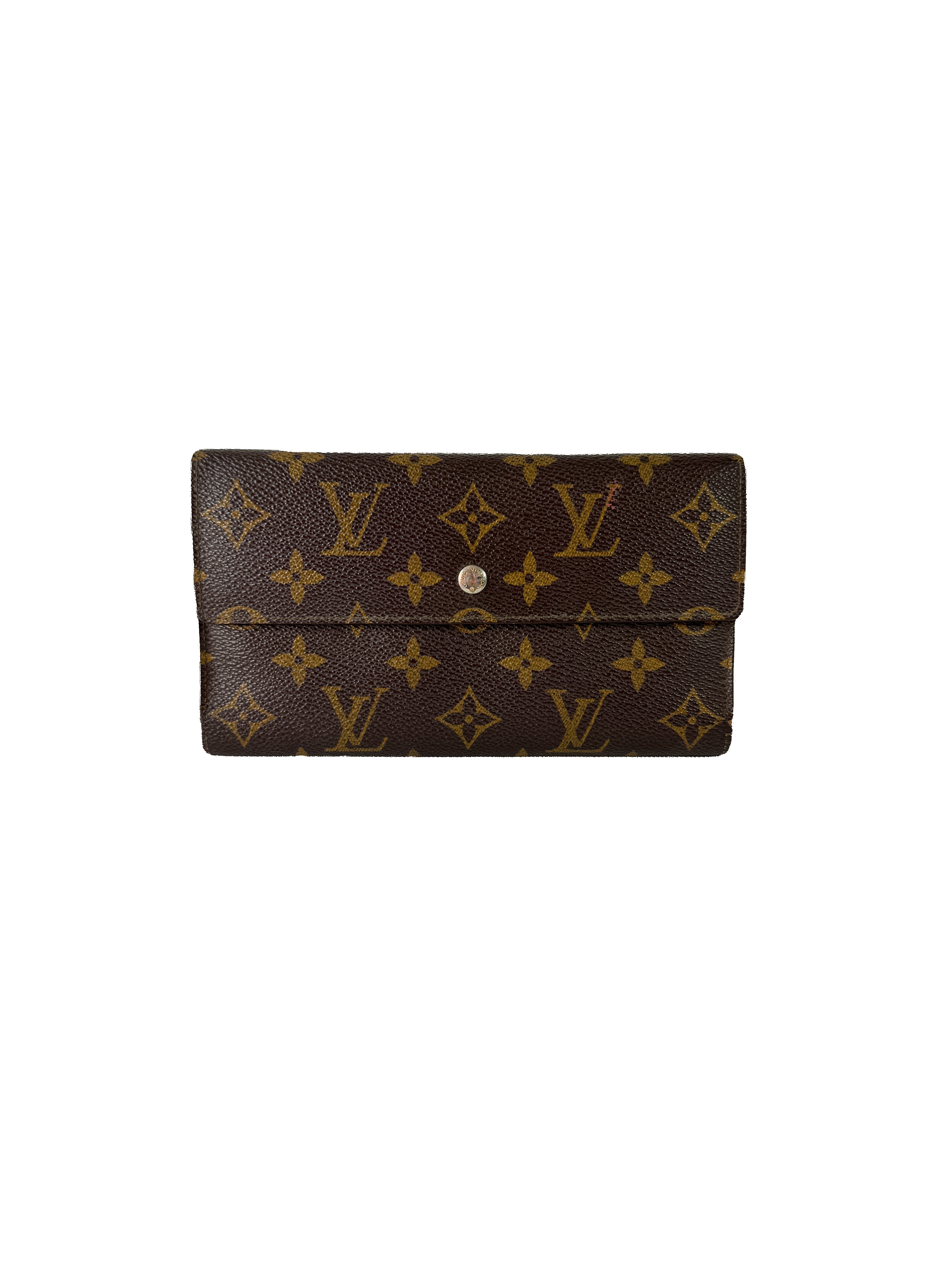 Louis Vuitton monogram vintage Porte Tressor International wallet. *as is*