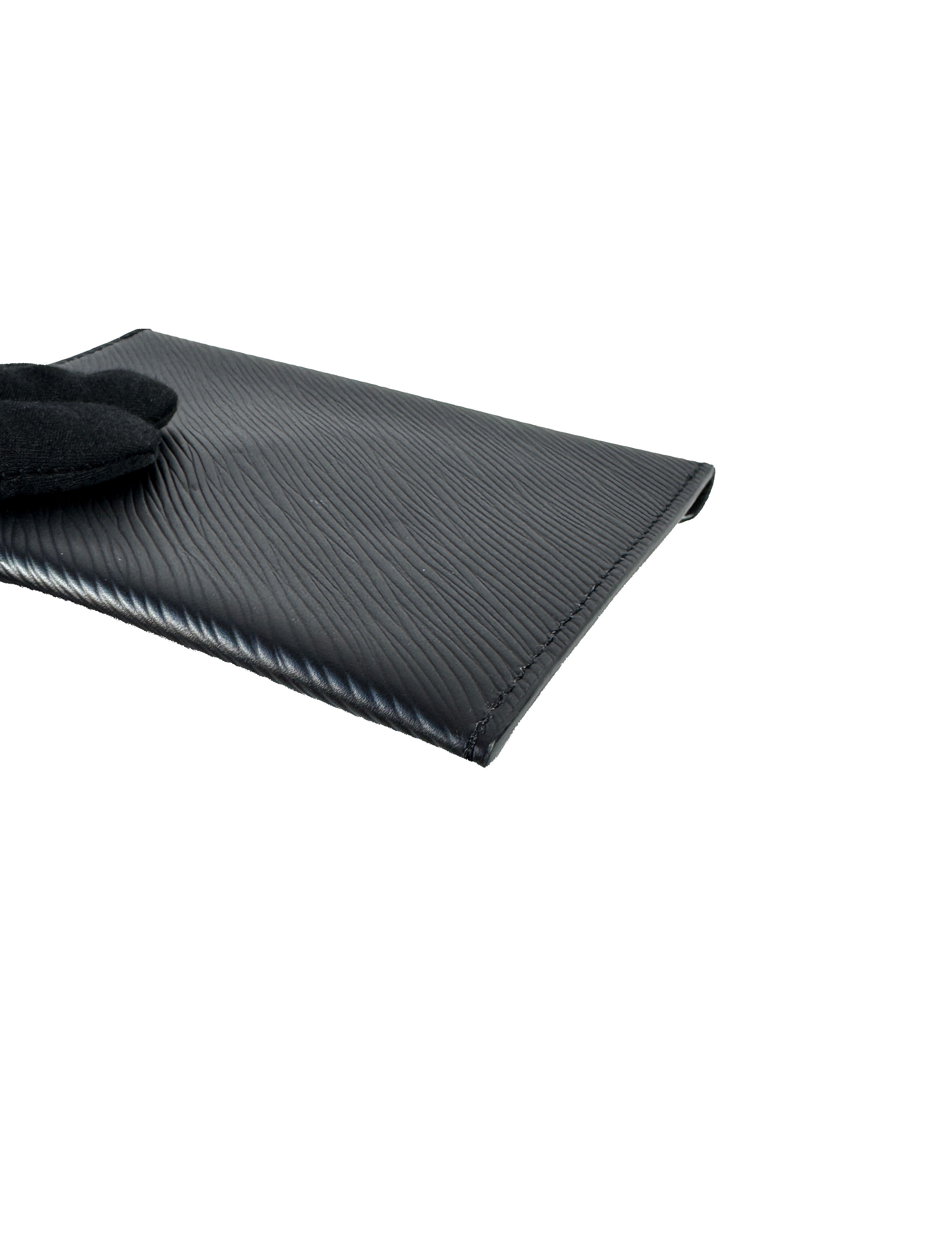 Louis Vuitton black epi leather series 1 pouch