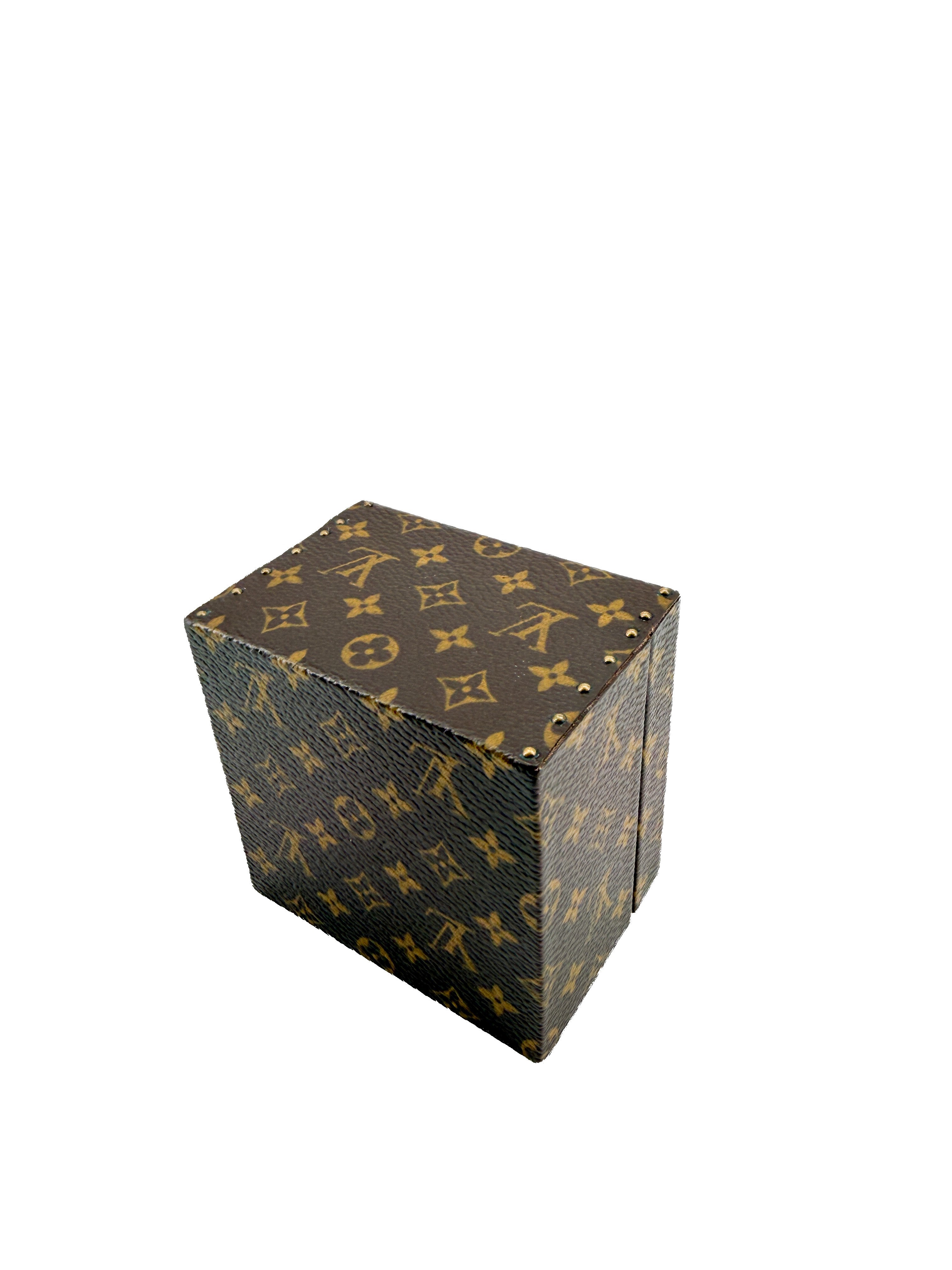 Louis Vuitton monogram jewelry box mini trunk AS0035