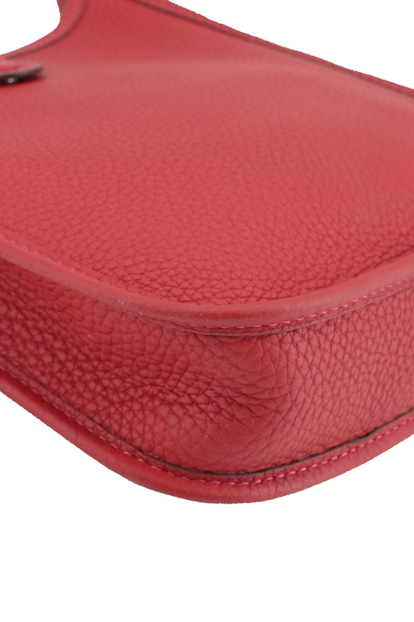 Hermès red Clemence evelyne 16 TPM B