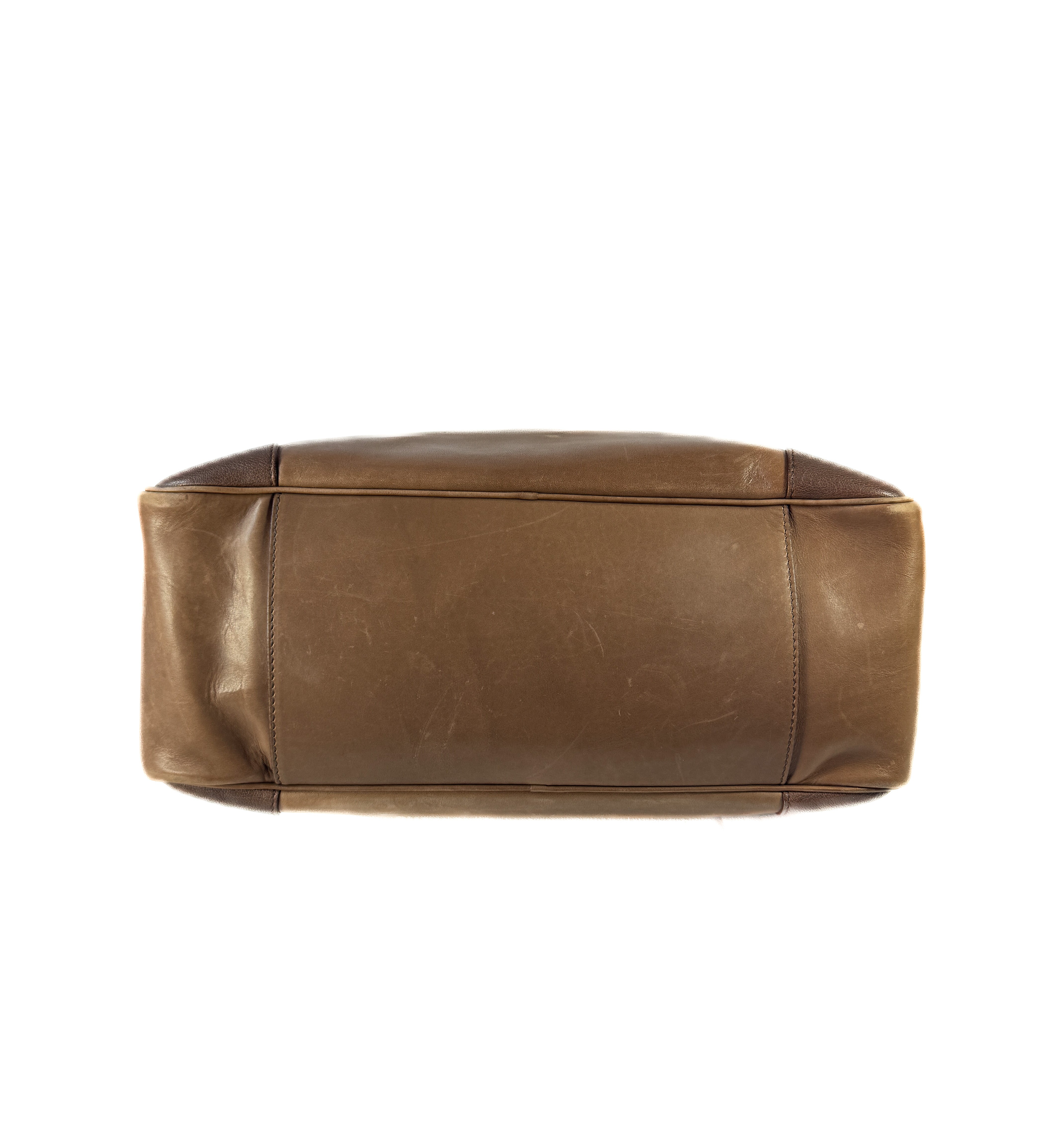 Celine 2 tone brown leather bag WPA0140