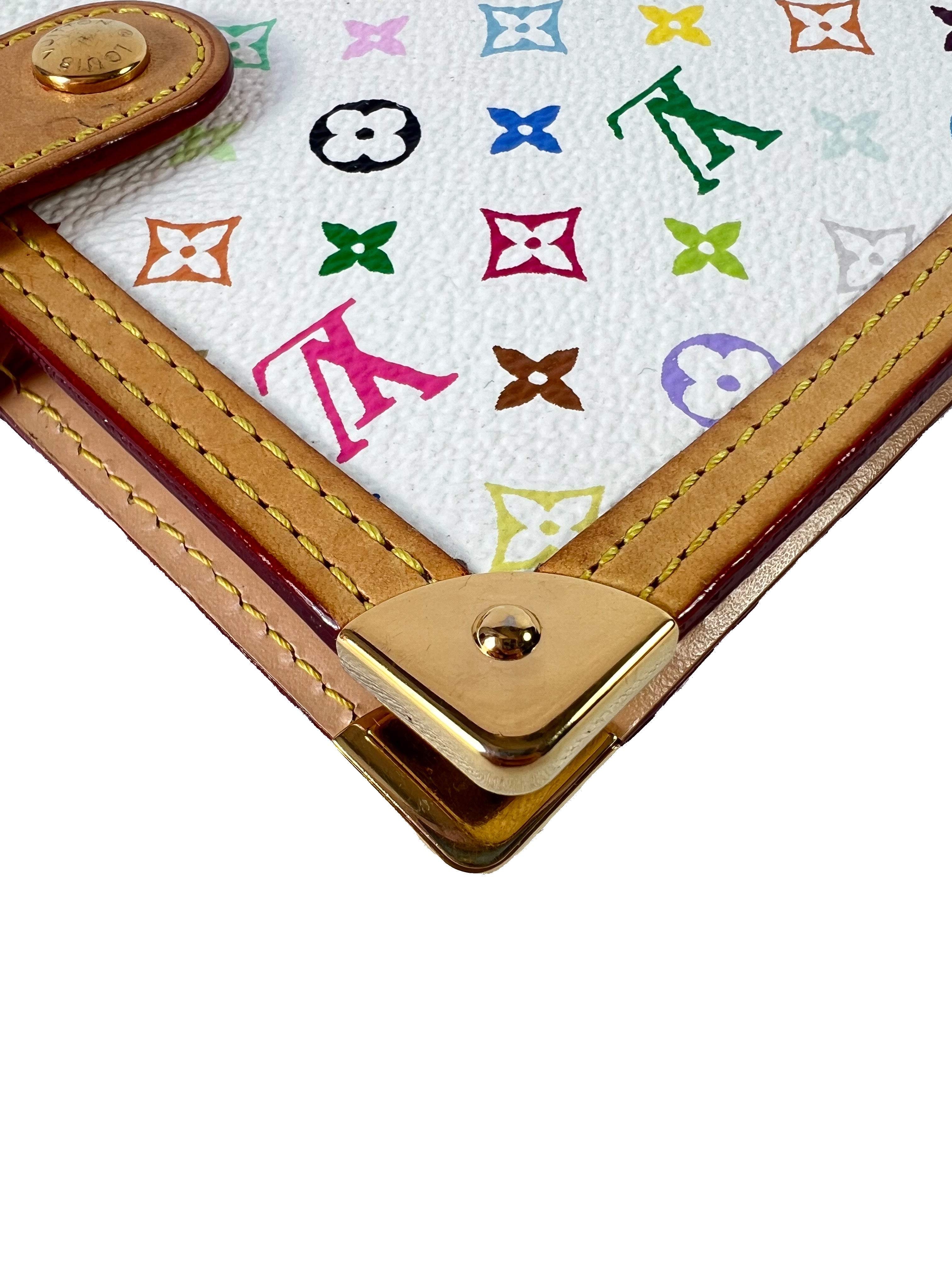Louis Vuitton monogram white multicolor agenda PM CA0055