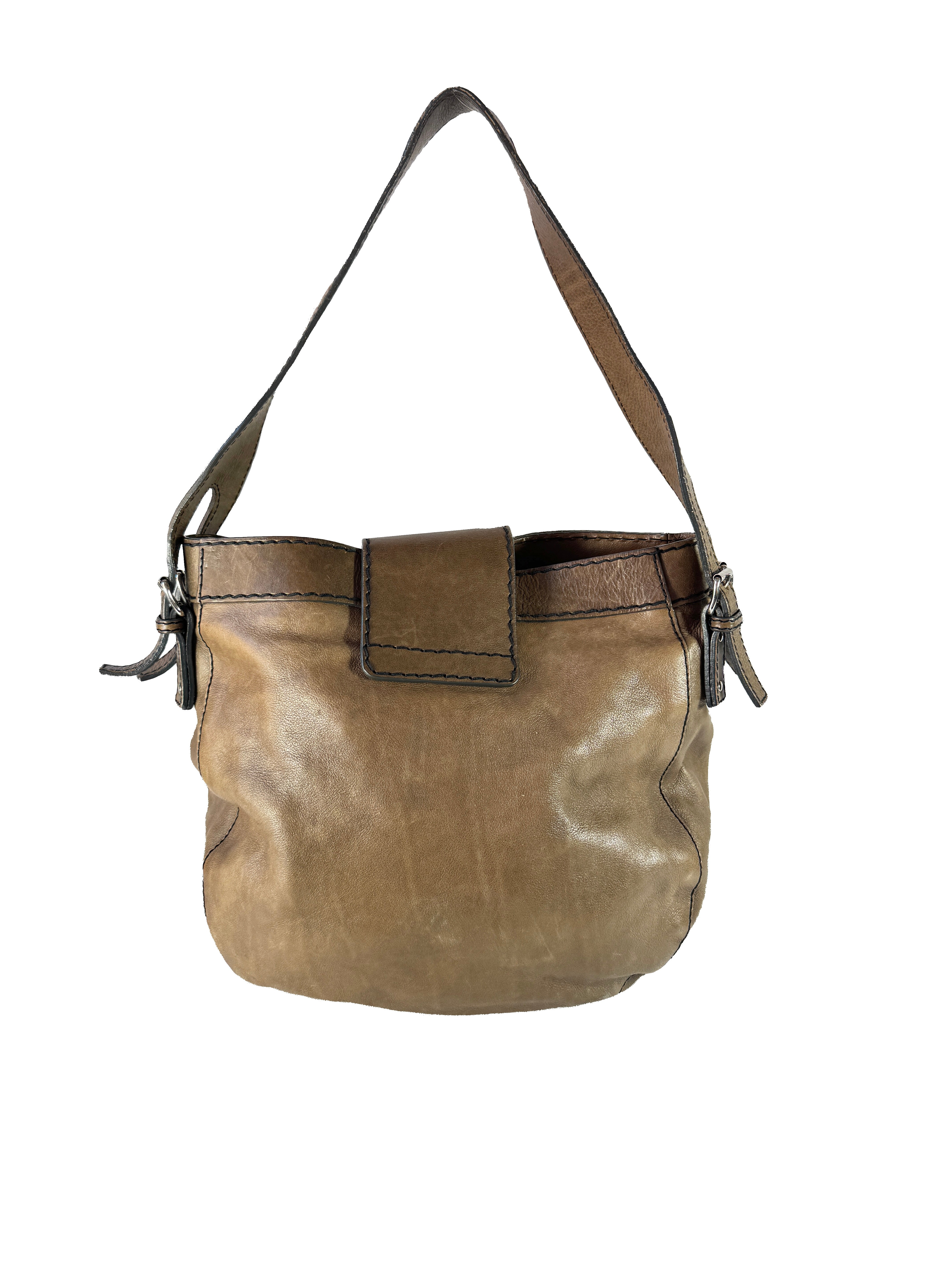 Chloé taupe leather Edith hobo shoulder bag 01-07-53