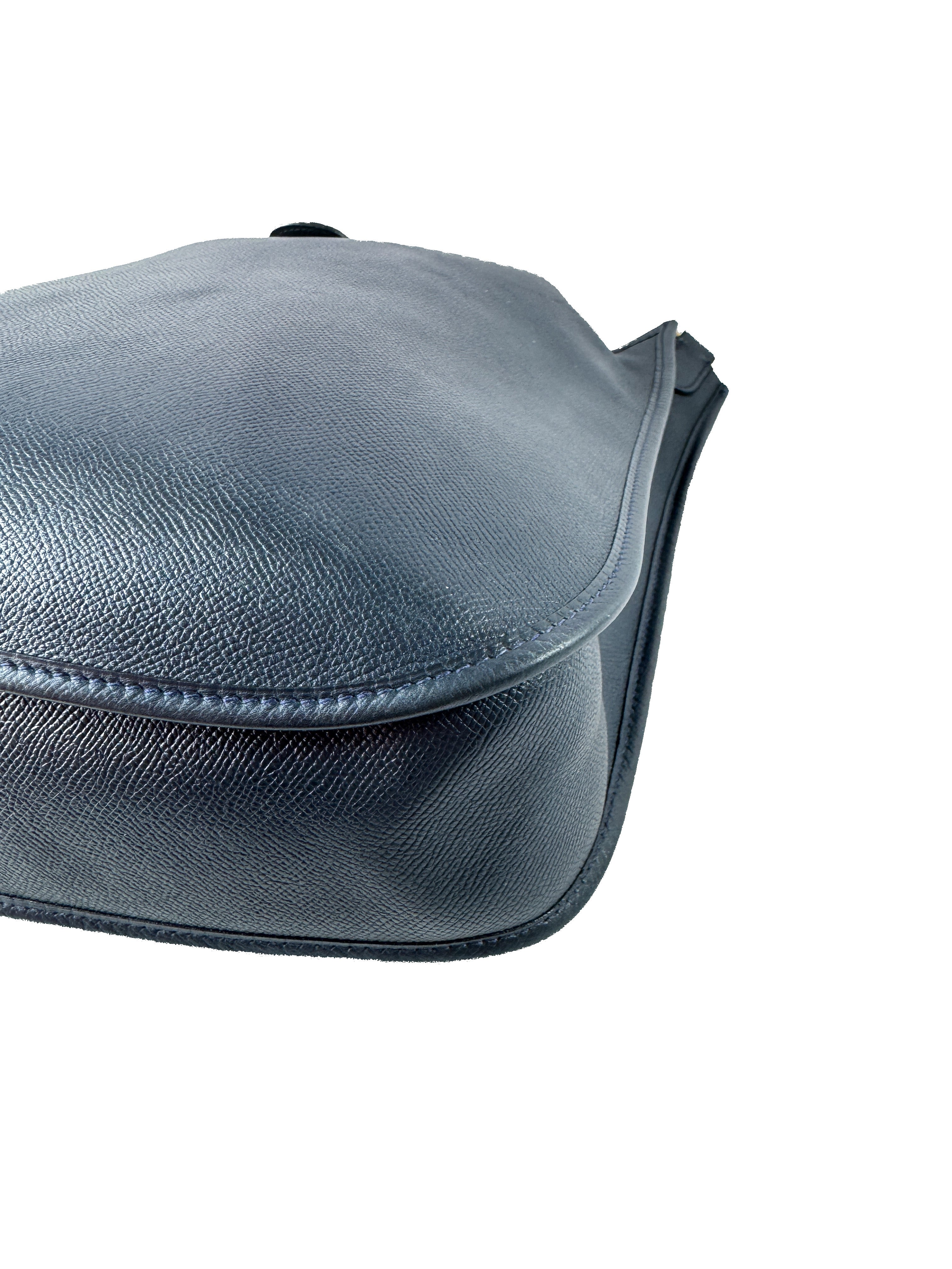 Hermès Courchevel Evelyne GM Bleu Nuit (1995)