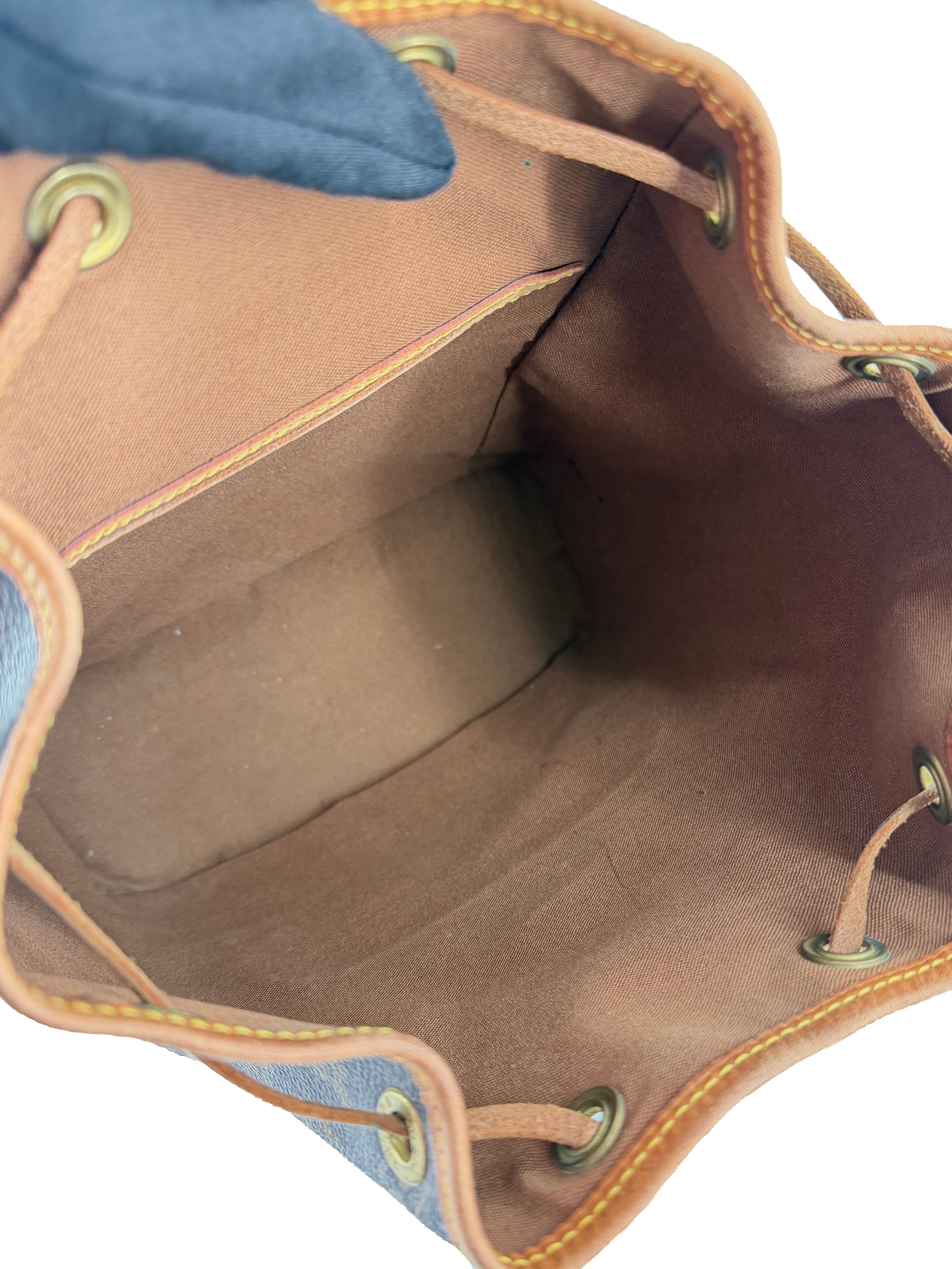 Louis Vuitton monogram vintage Montsouris MM backpack SP1001