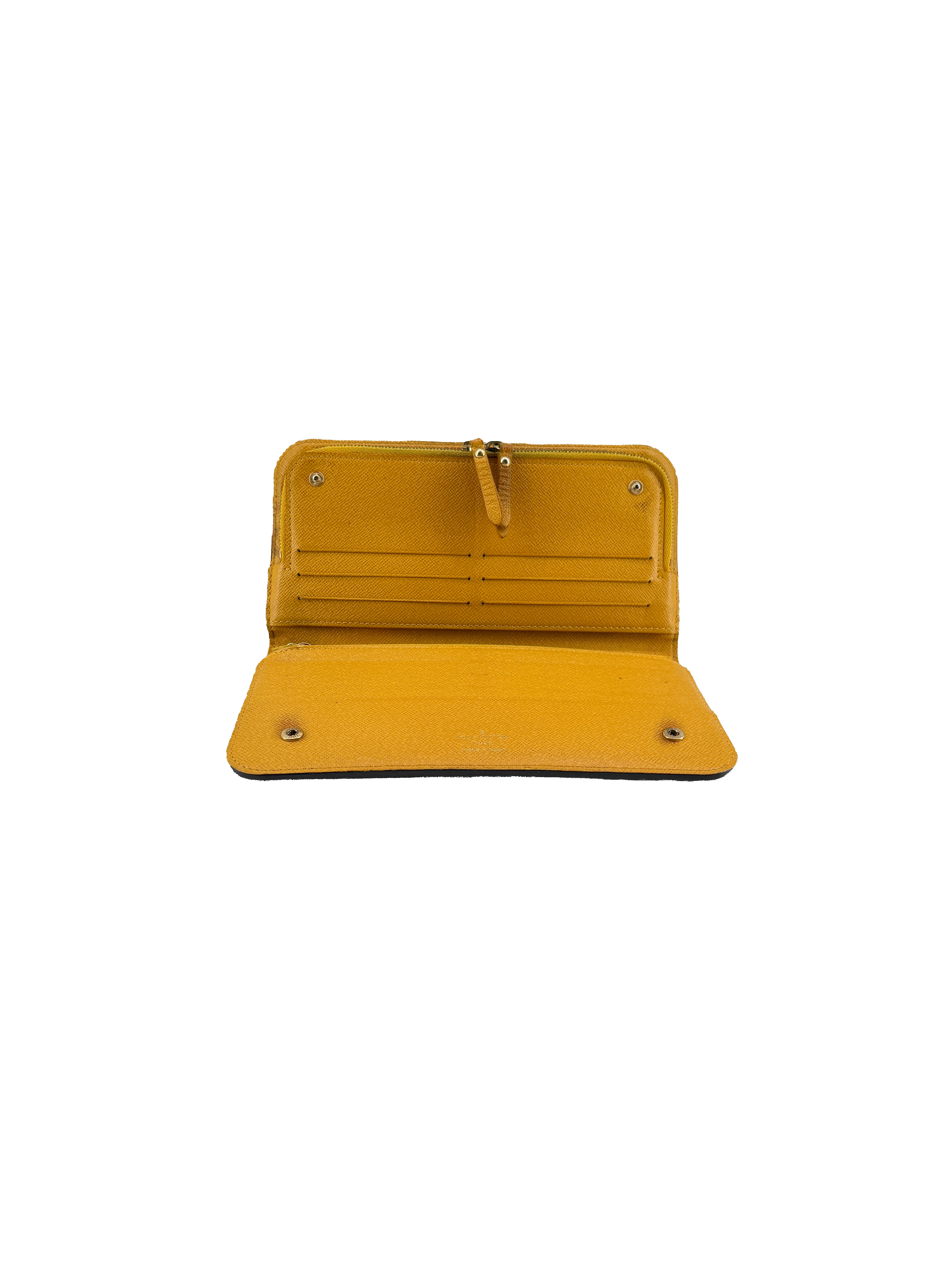Louis Vuitton monogram yellow Insolite wallet CA2180