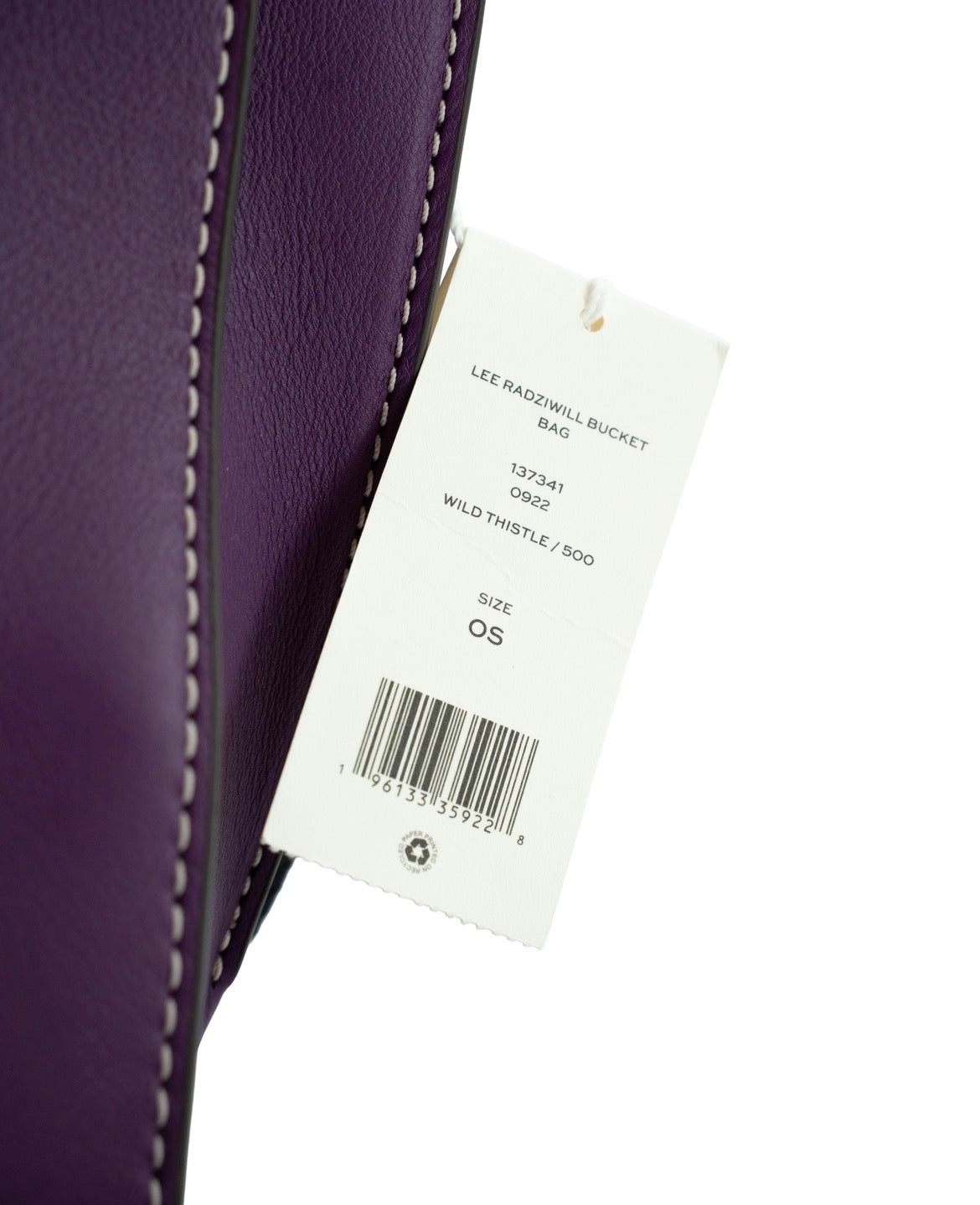 Tory Burch purple Lee Radziwill bucket bag NWT retail $795