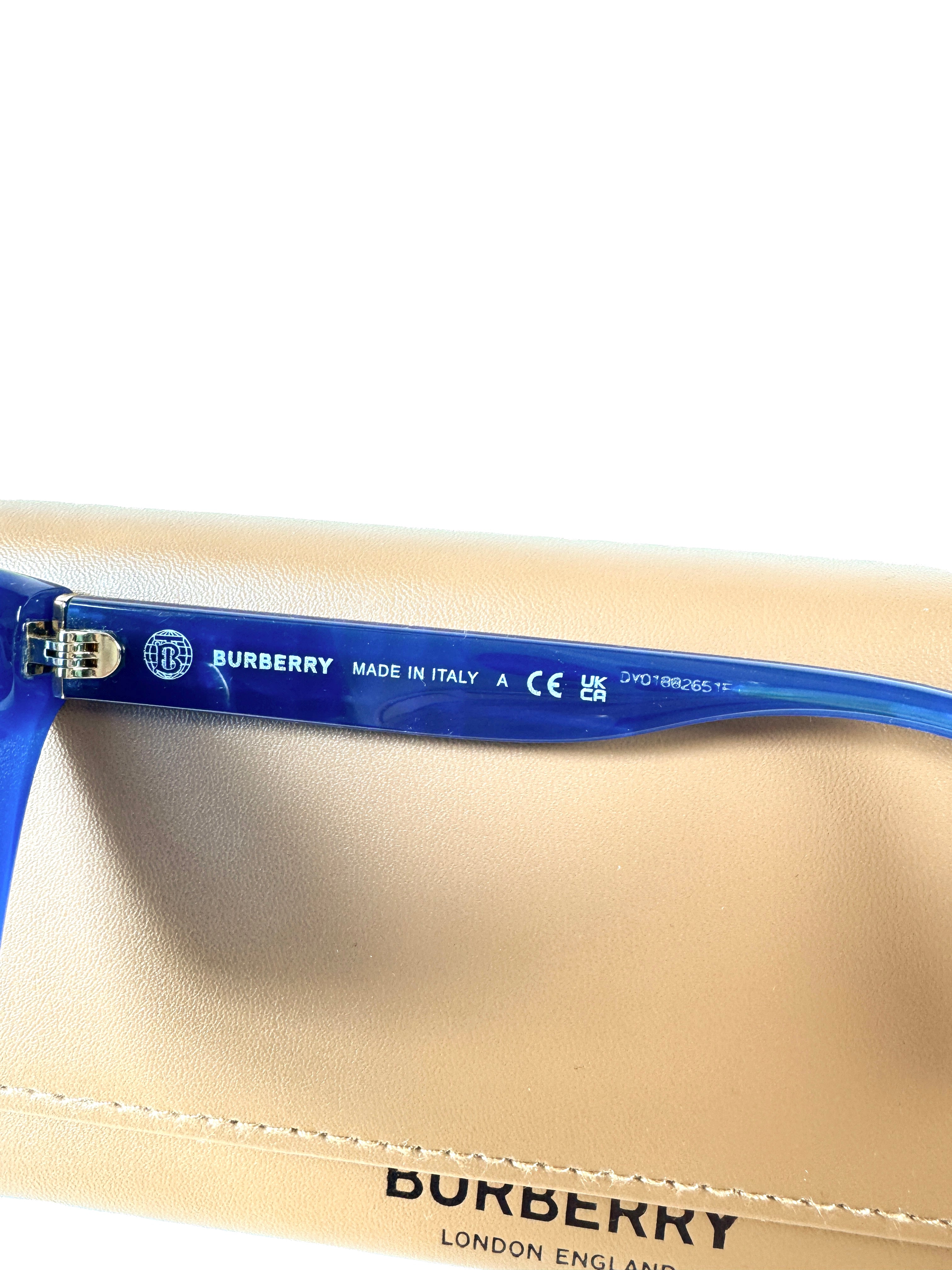 Burberry blue cat eye Arden sunglasses B4391 DY01882651F