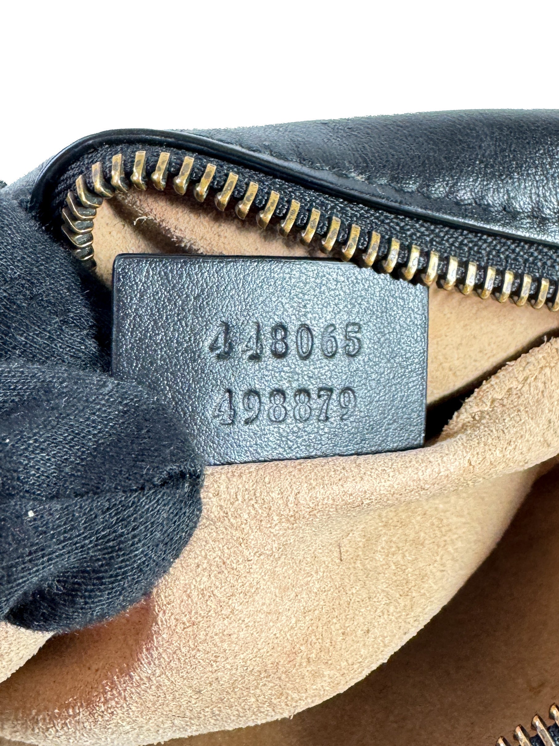 Gucci GG mini Marmont black leather crossbody 0654498879