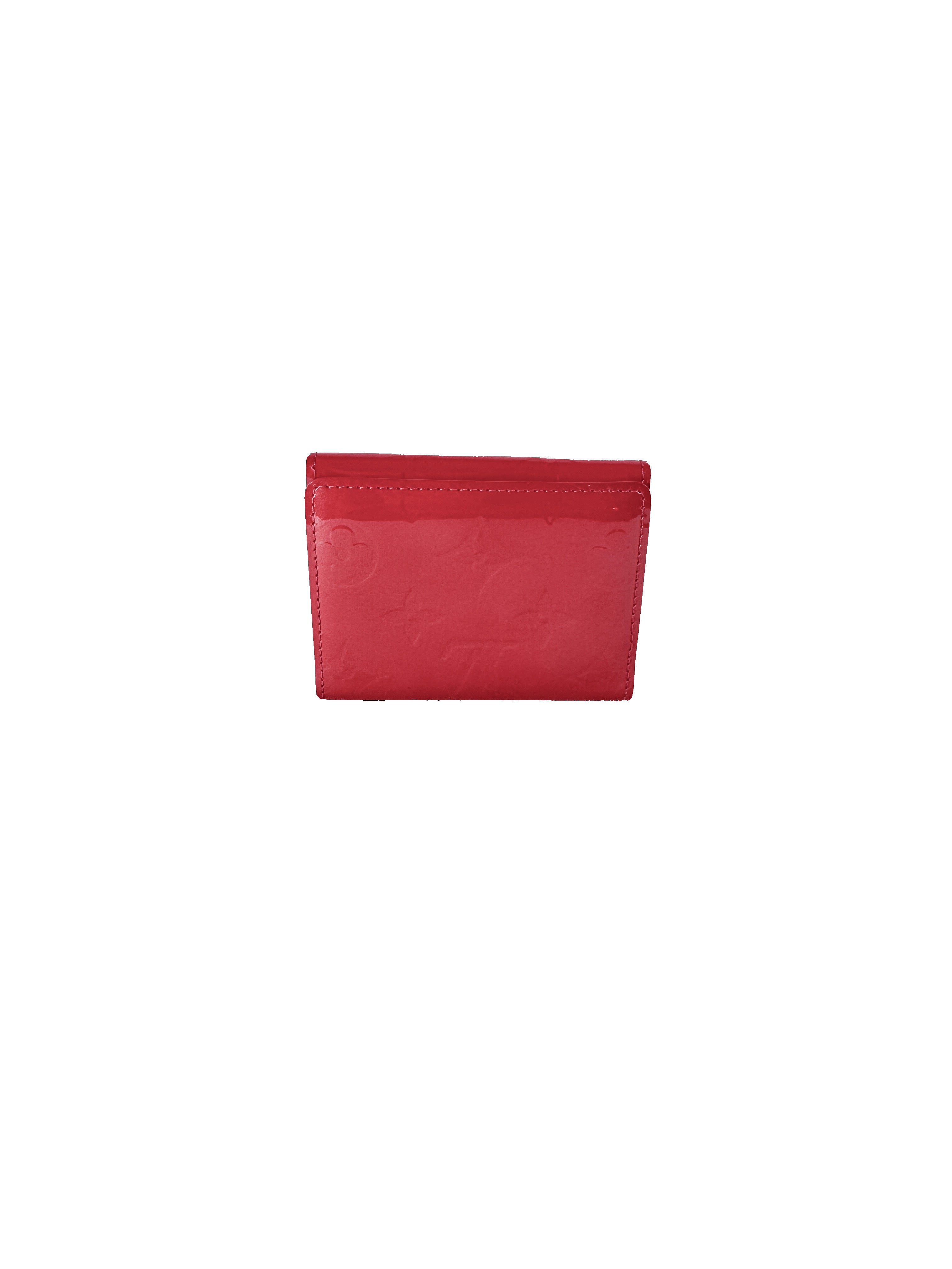 Louis Vuitton vernis Framboise Ludlow wallet SN1015