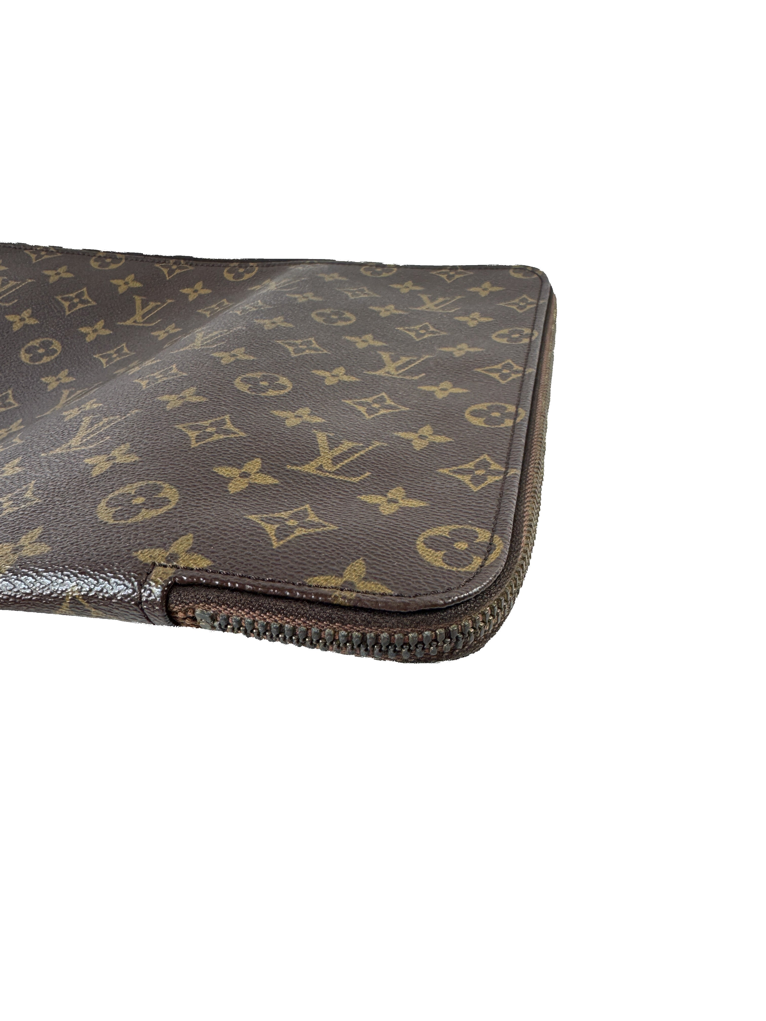 Louis Vuitton monogram porte documents case 853