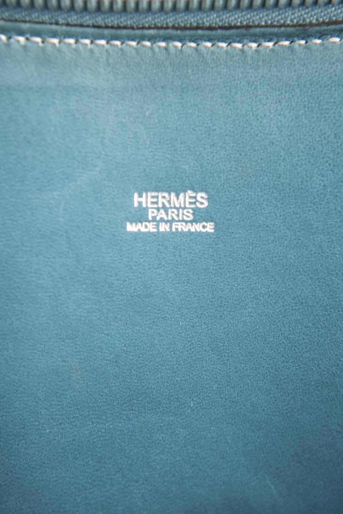 Hermes Bolide 35 blue jean Clemence