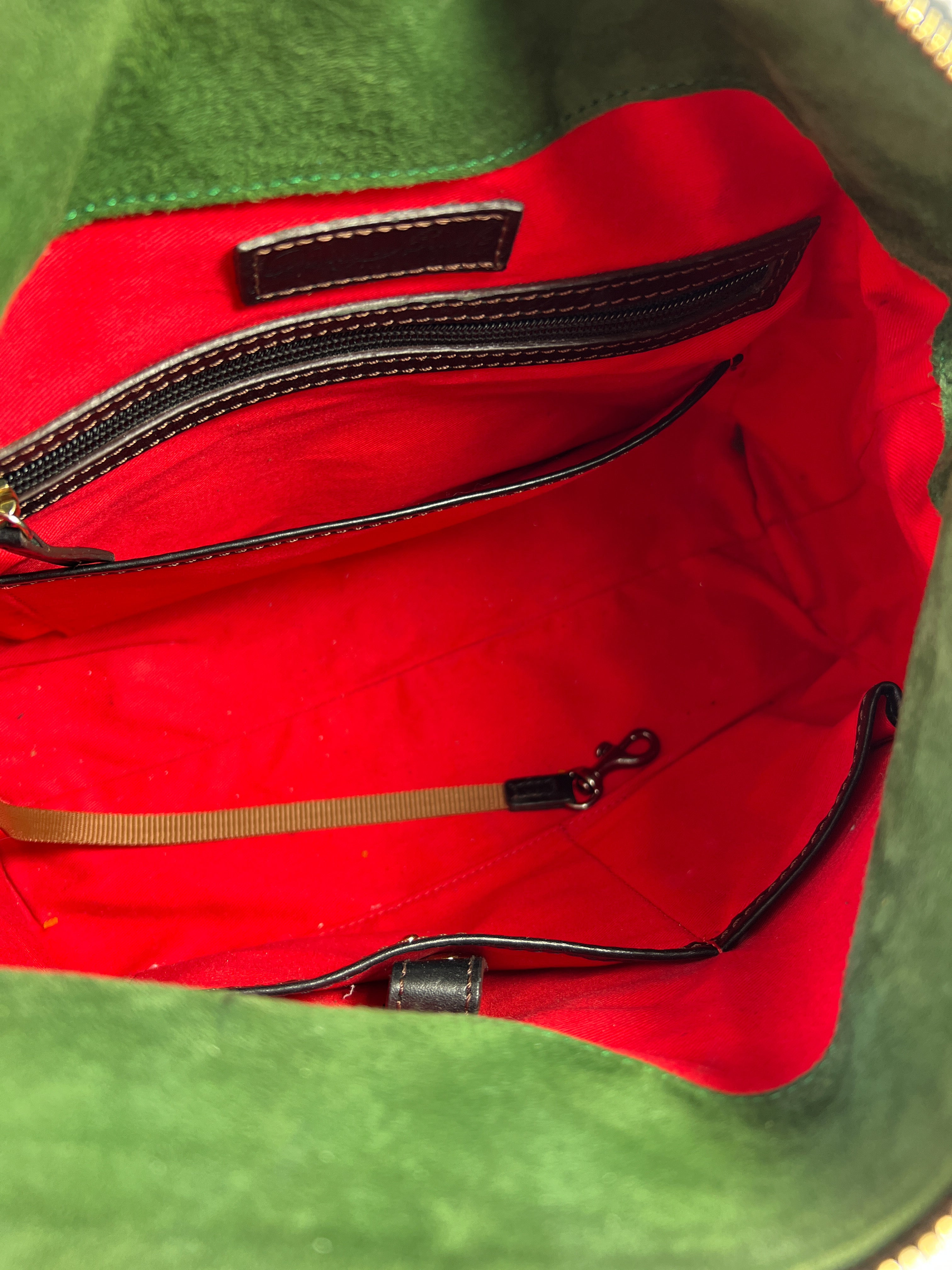 Dooney & Bourke black leather Florentine satchel