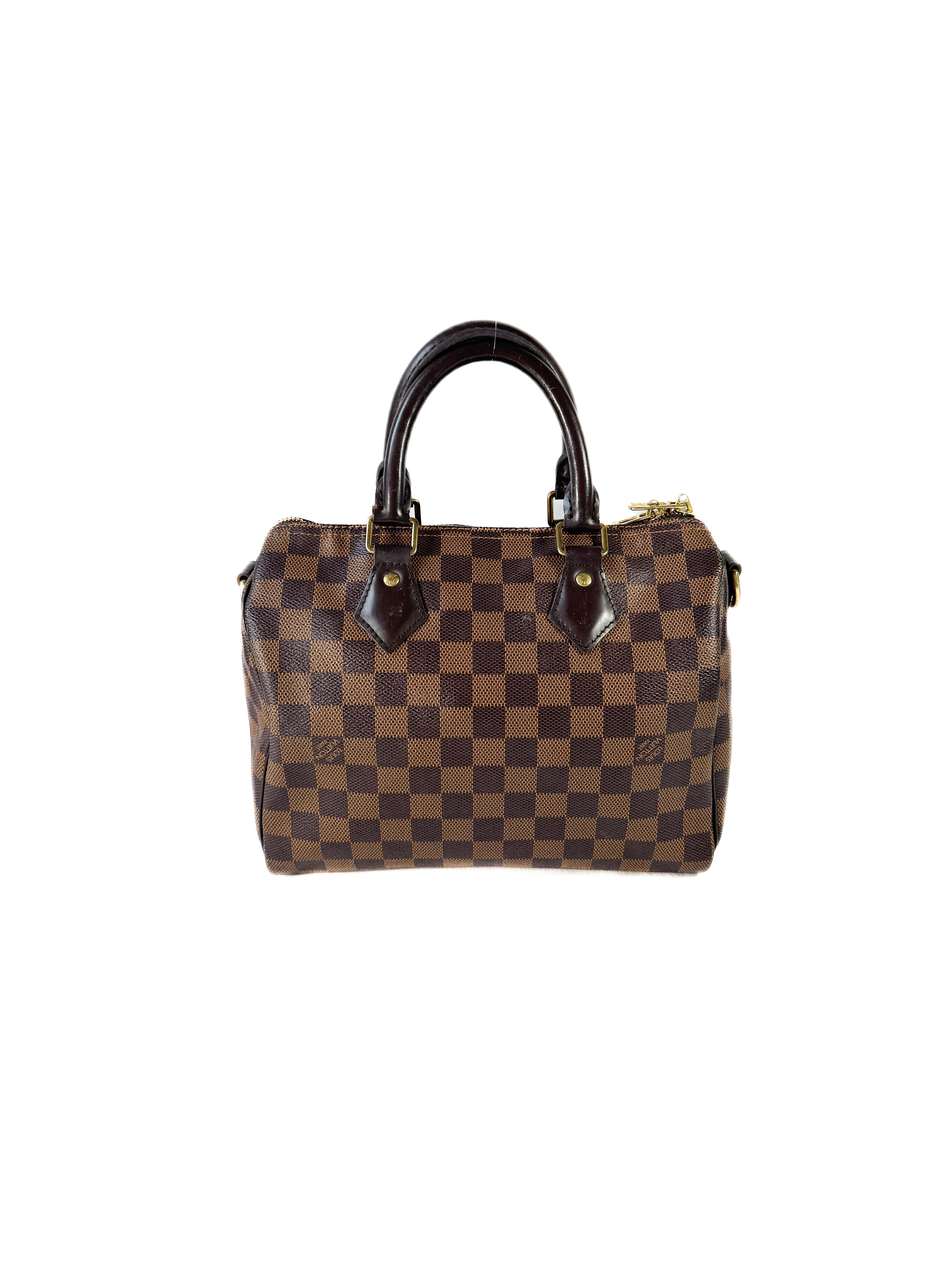 Louis Vuitton damier ebene Speedy 25 Bandouliere NM LA3199