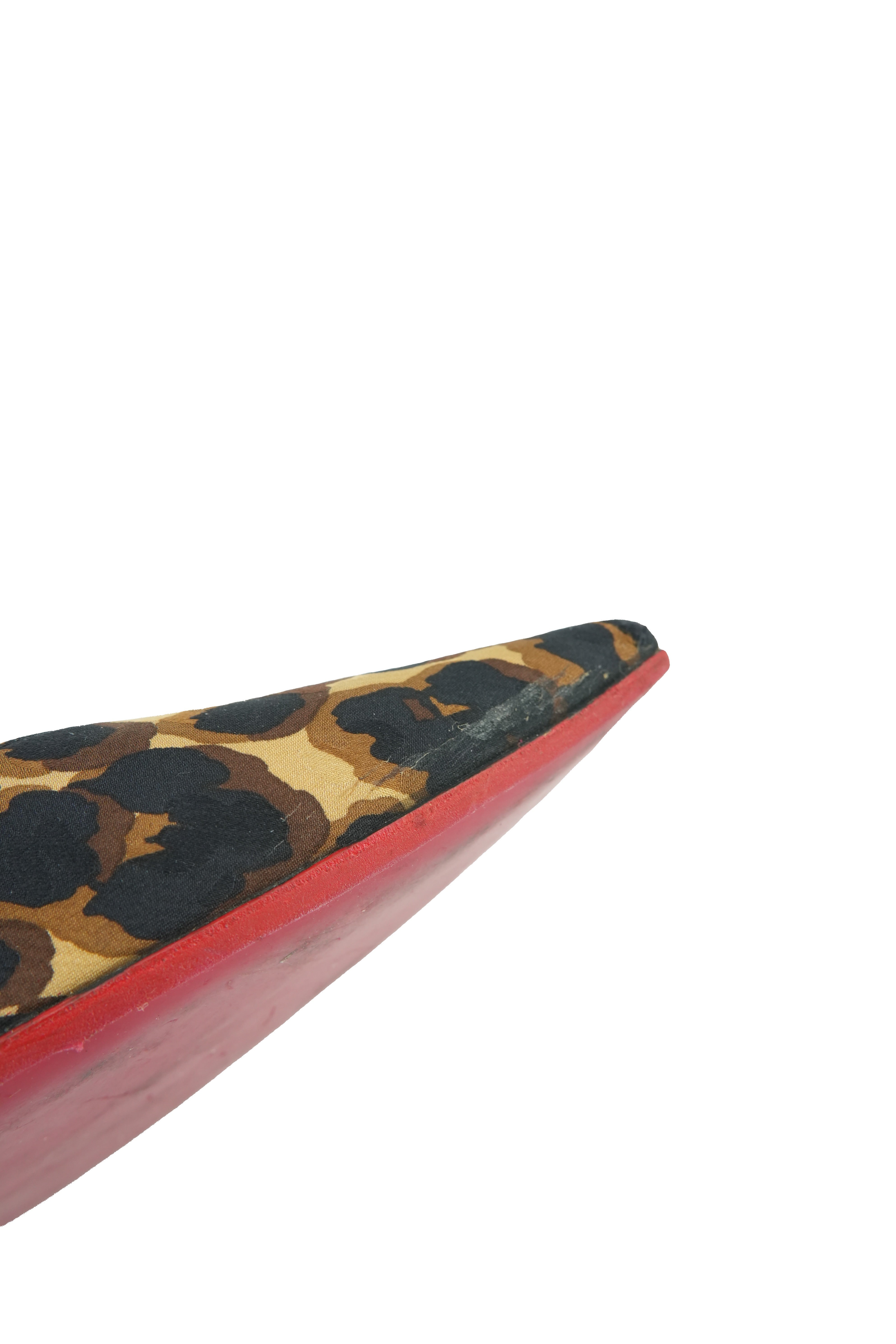 Christian Louboutin leopard print pumps size 38