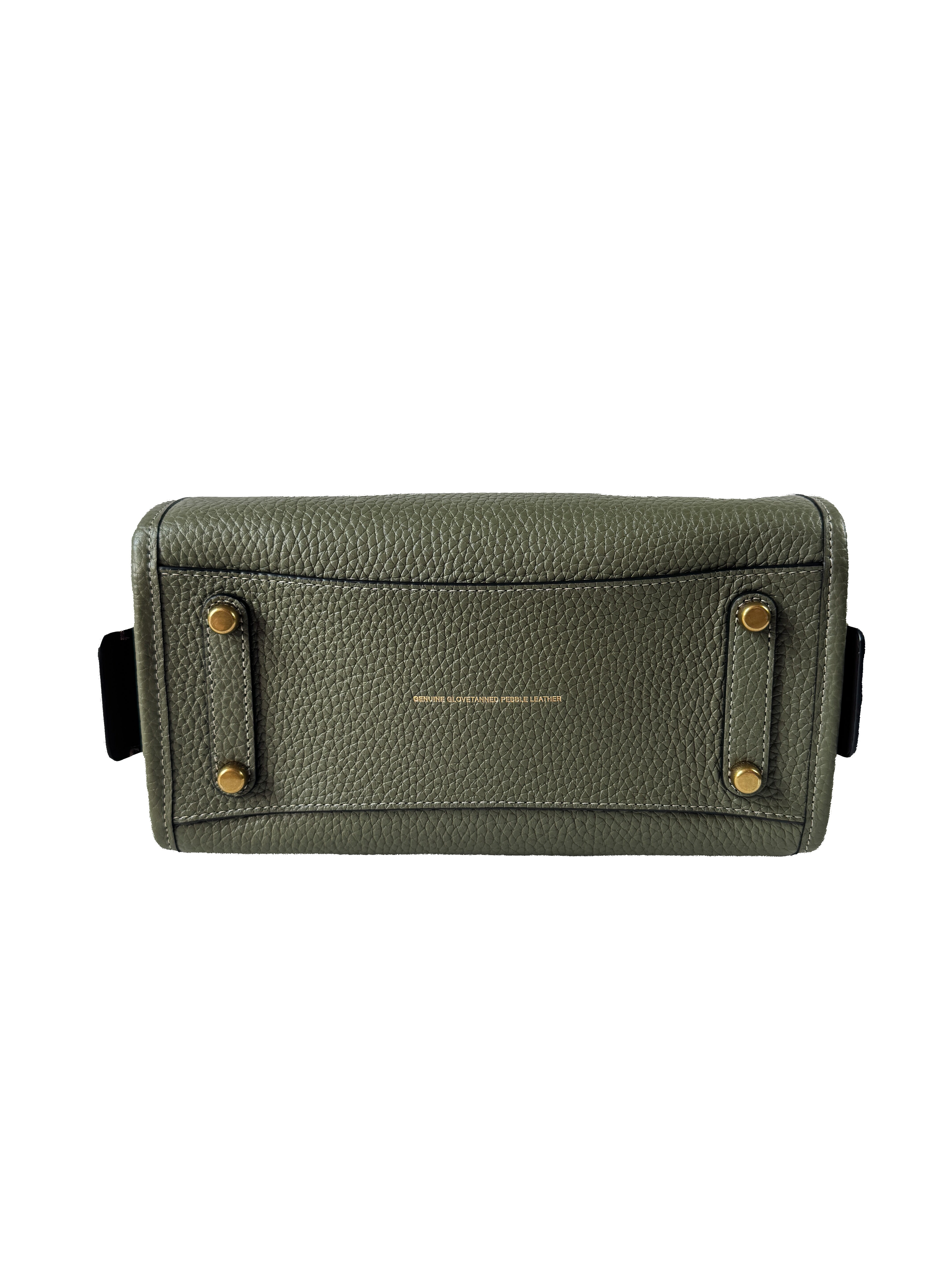 Coach Rogue 25 olive/brown pebbled leather C1764 NWOT