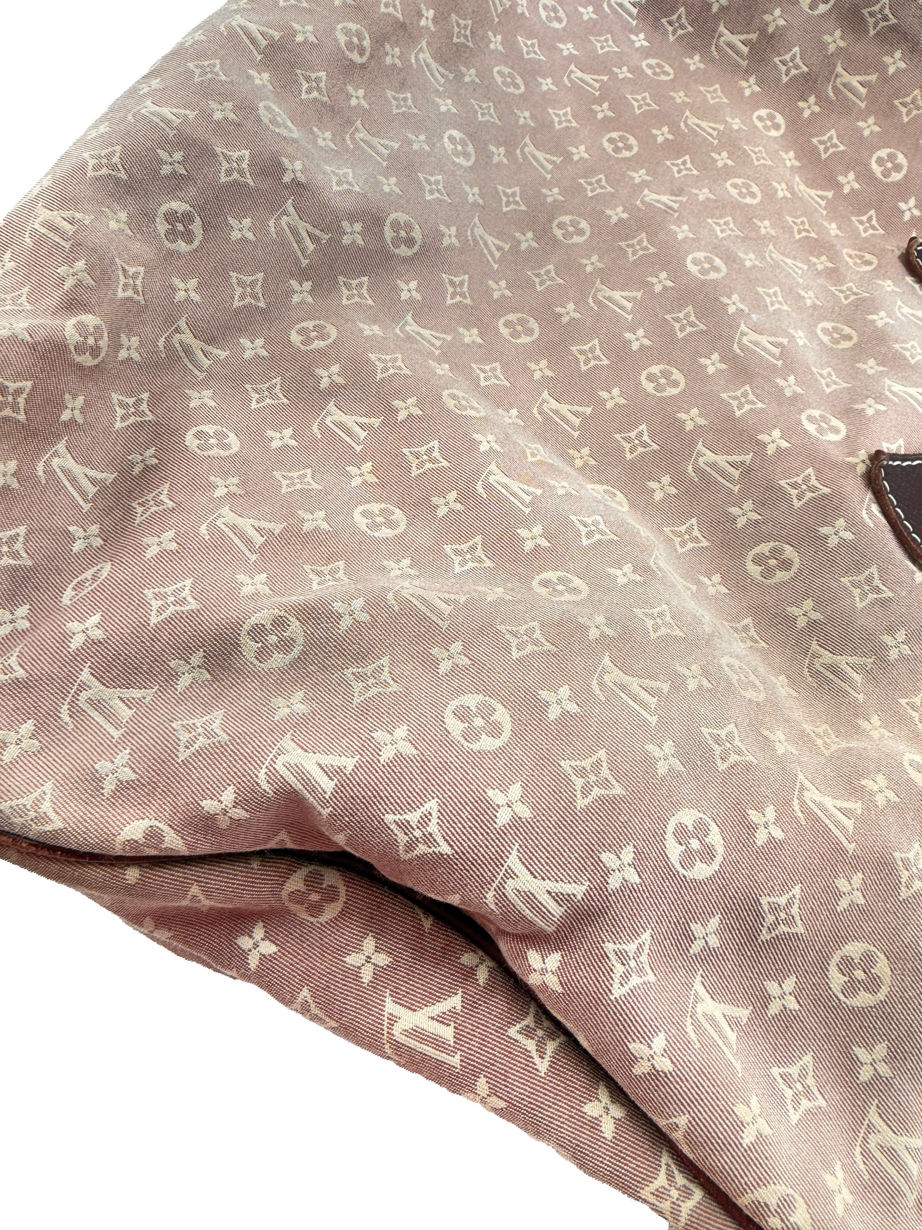 Louis Vuitton monogram Mini Lin burgundy Speedy 45 bandouliere DU4102