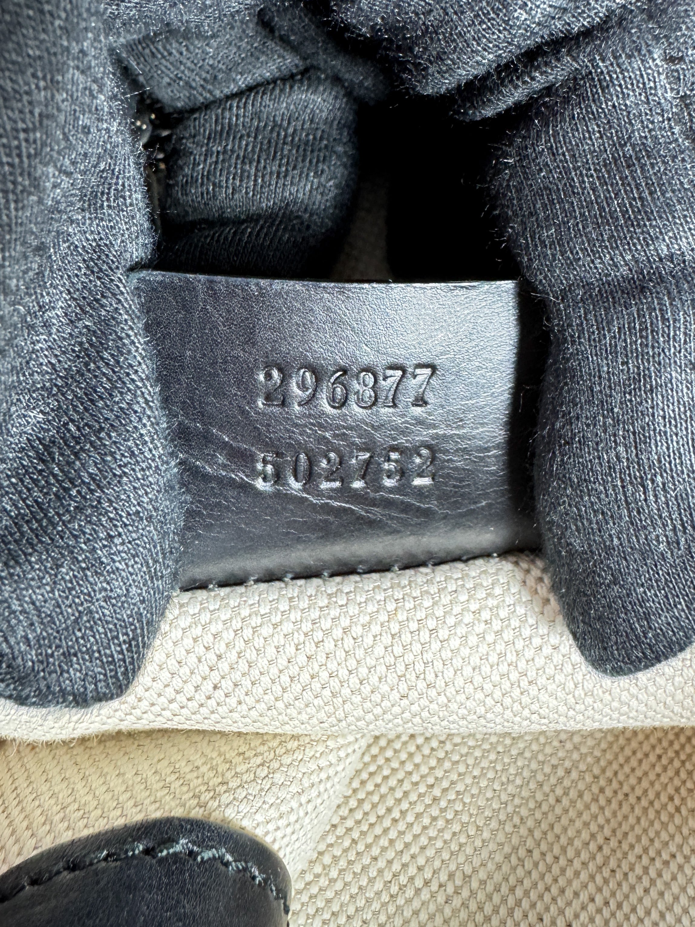 Gucci black horse head Ribot tote 296877 502752