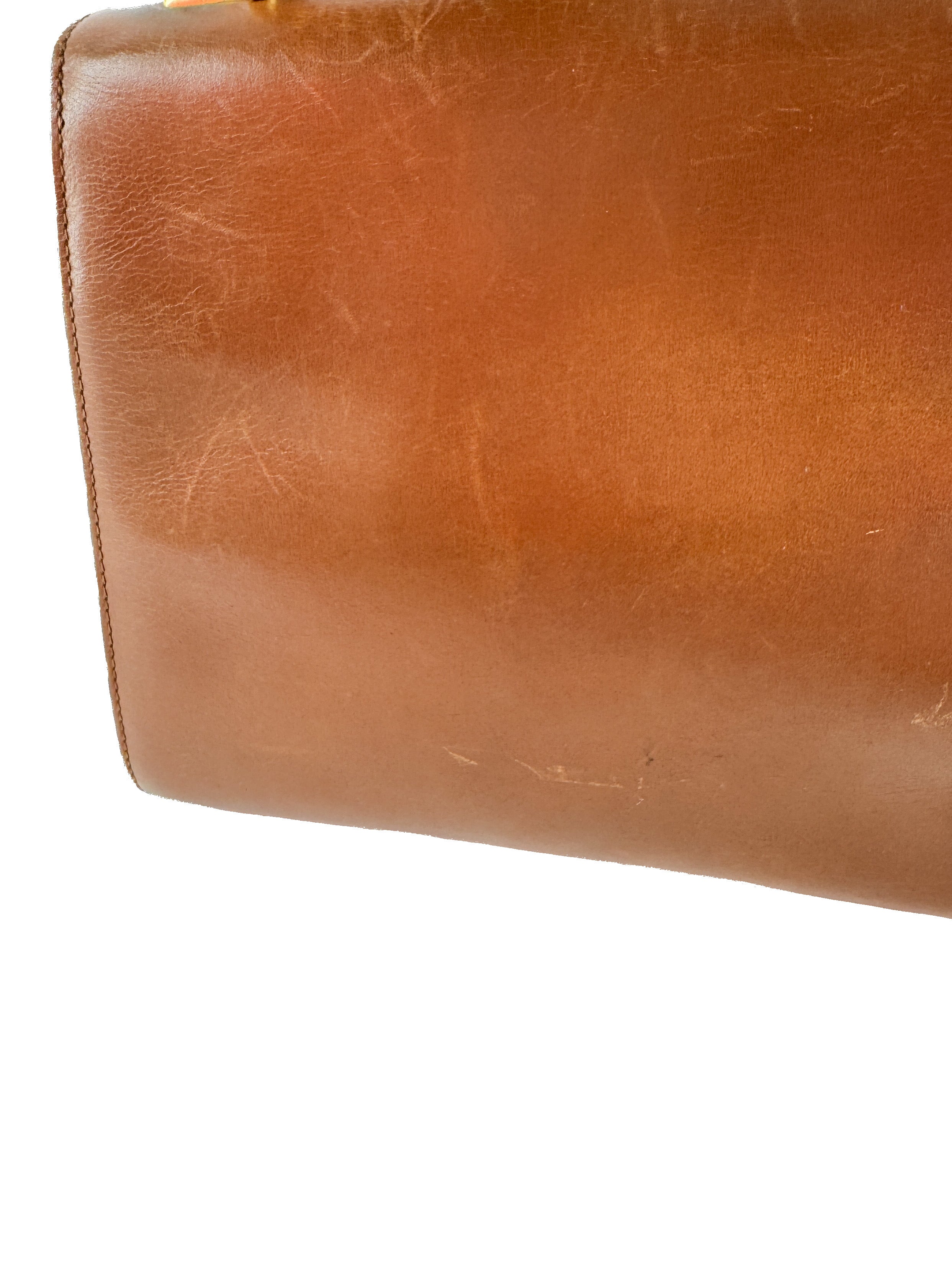 Gucci brown vintage Lady Lock top handle bag 000-110-0211