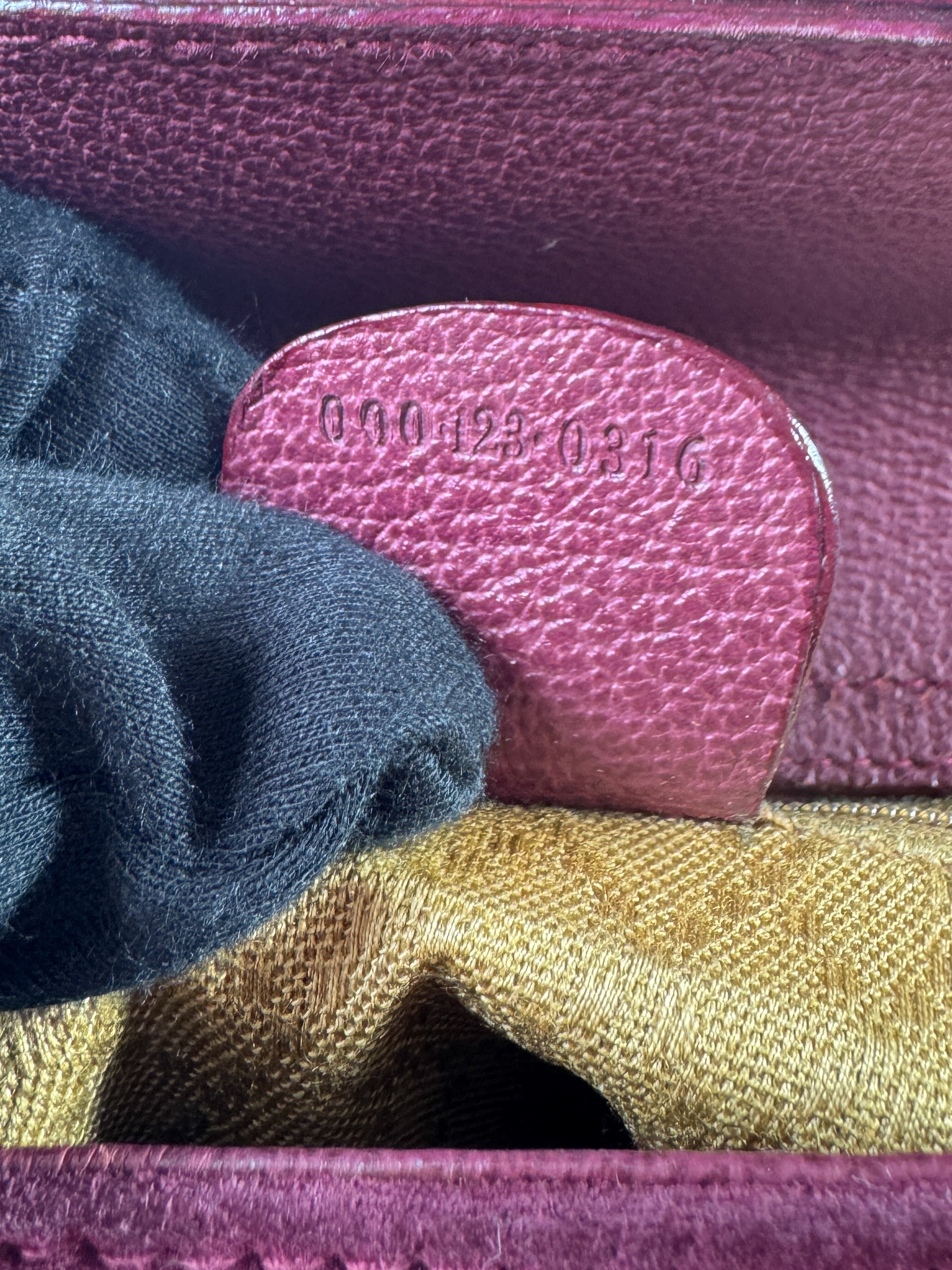 Gucci purple suede vintage Bamboo bag 000 123 0316