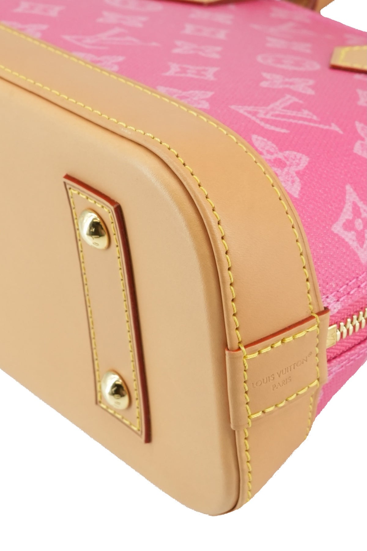 Louis Vuitton monogram Origine pink Alma BB NFC