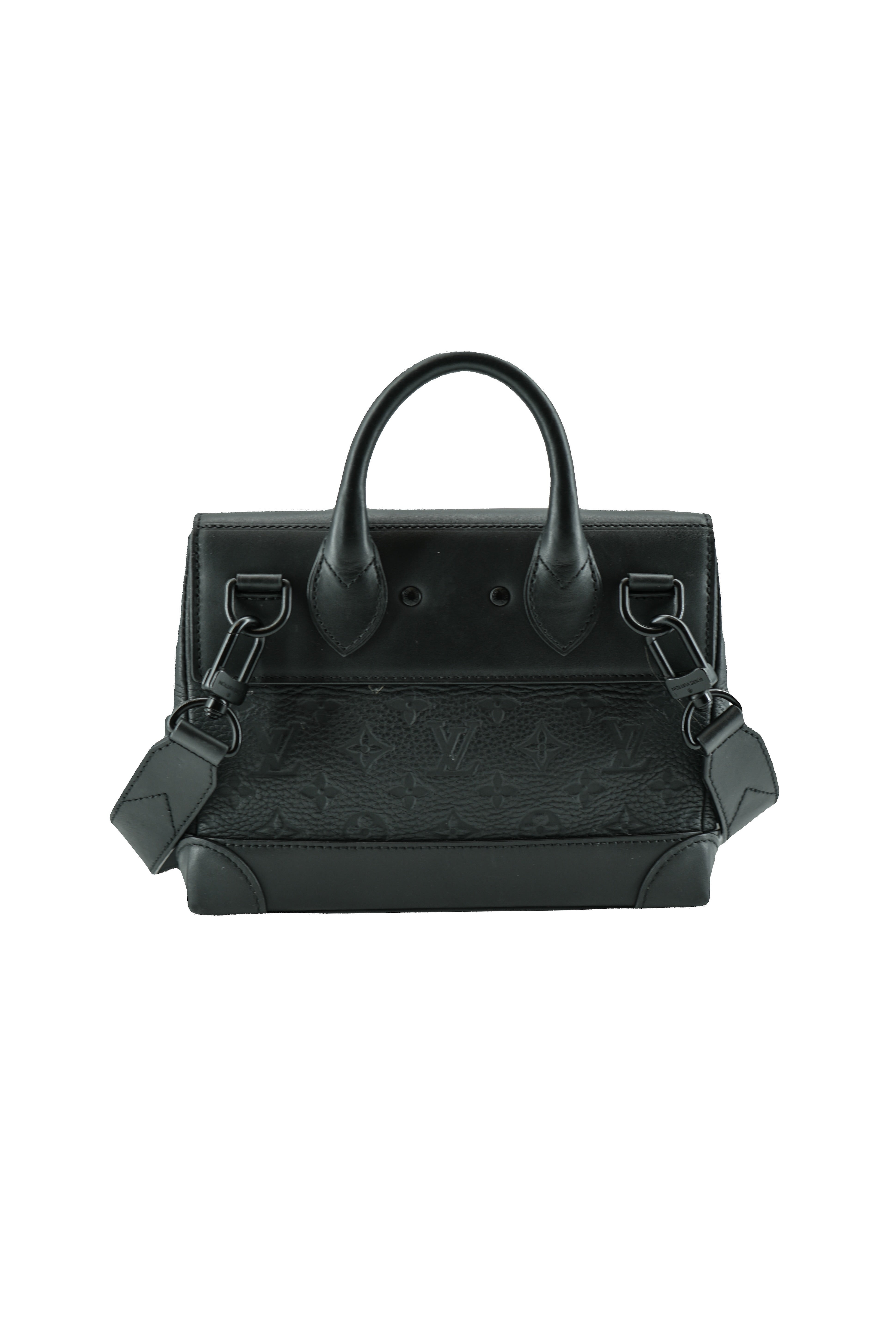 Louis Vuitton Steamer Crossbody Bag Monogram Taurillon Leather PM black (NFC)