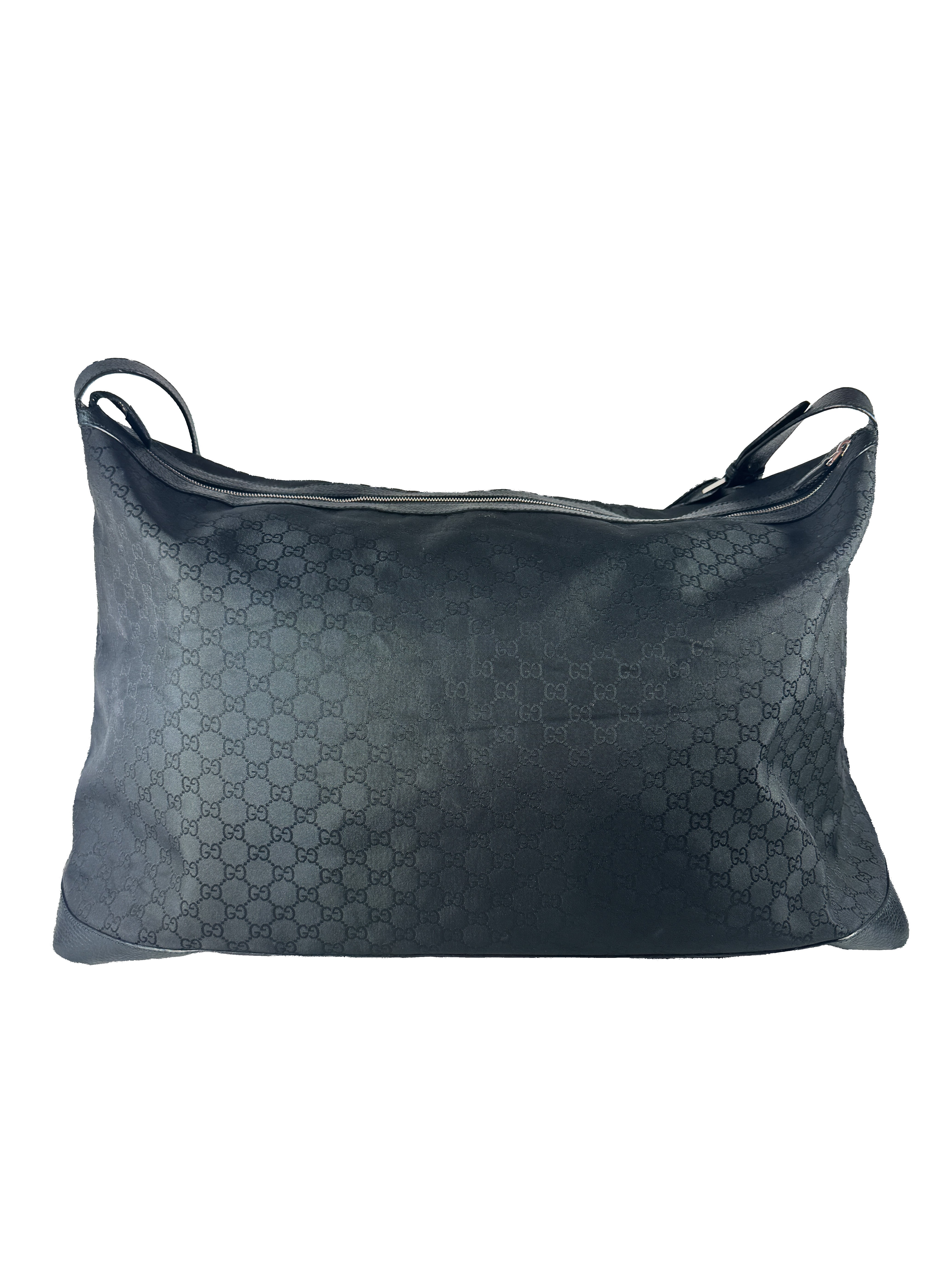 Gucci black GG XL travel bag 105669 520981