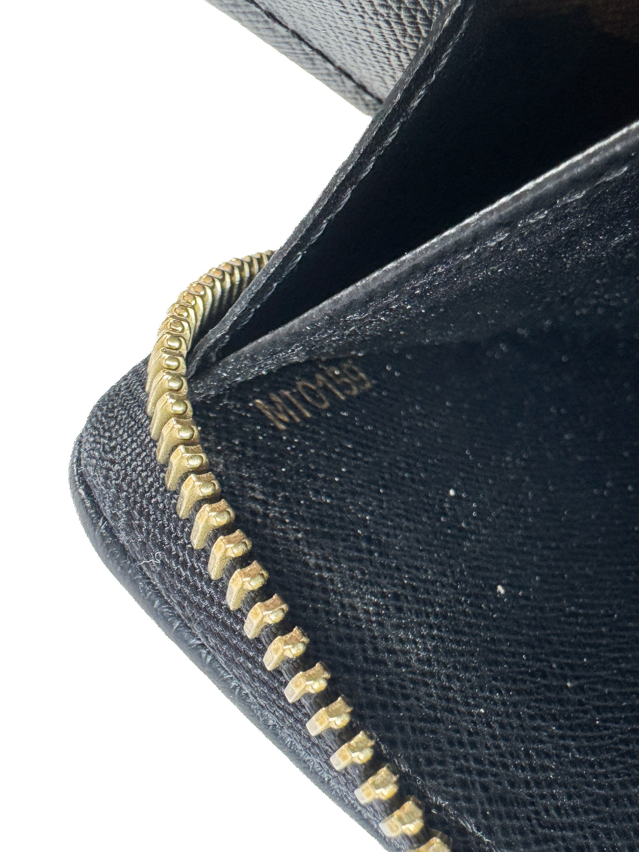 Louis Vuitton monogram/black Retiro zippy wallet MI0159